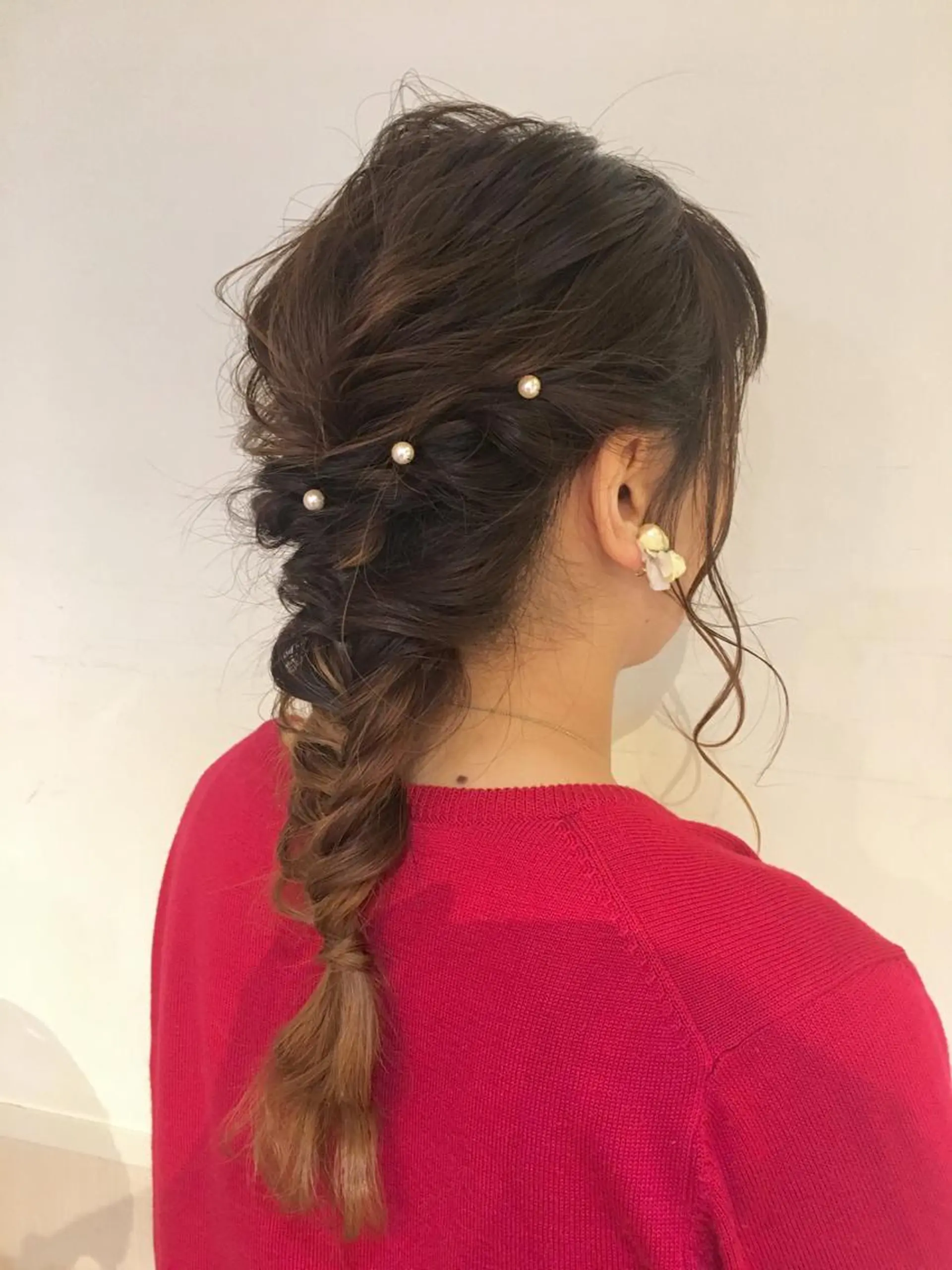 ロング ヘアアレンジ さかい なつみのヘアスタイル