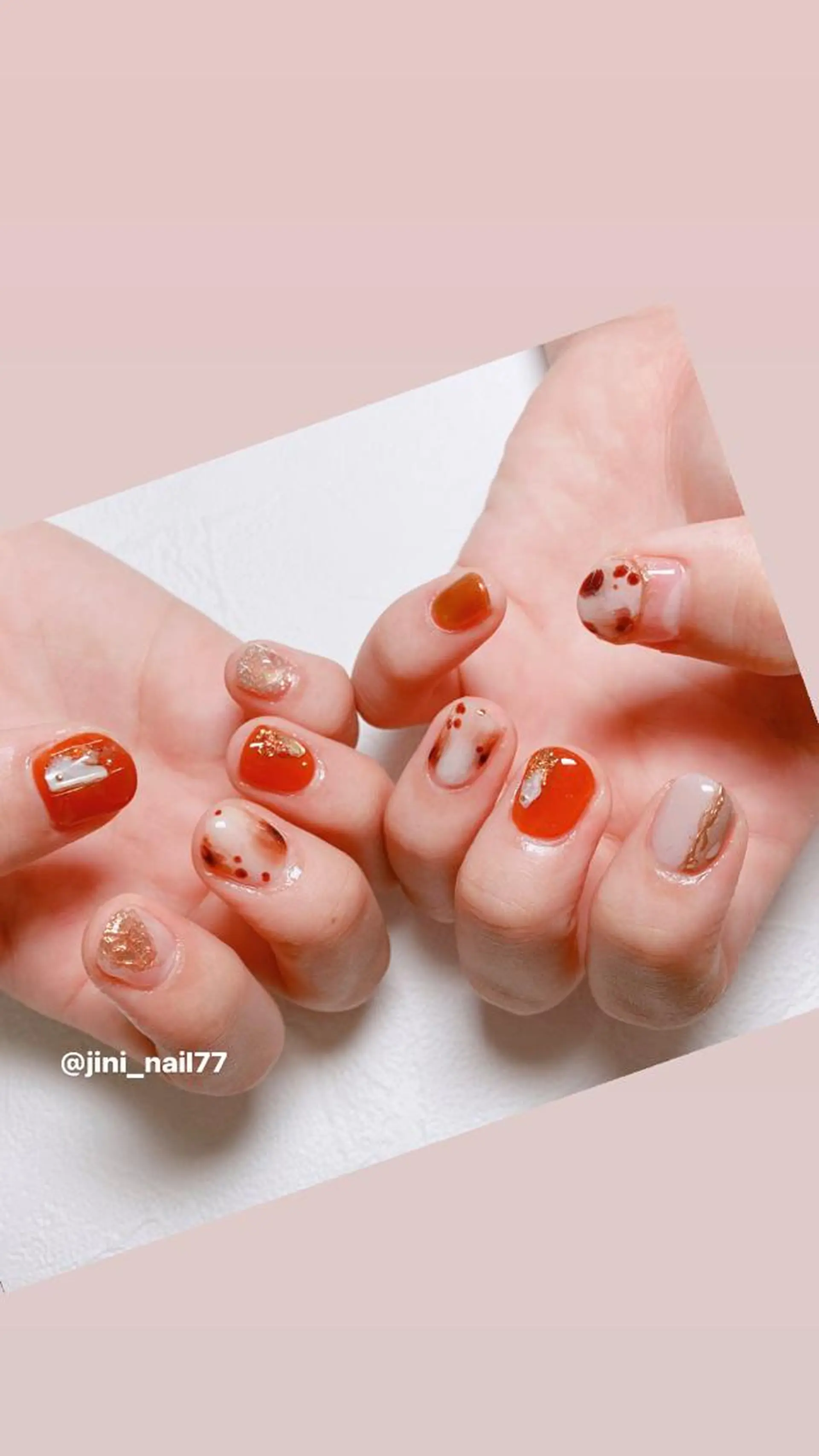 ネイル ハンドネイル JINI NAIL所属・ジニ ネイルのネイルデザイン