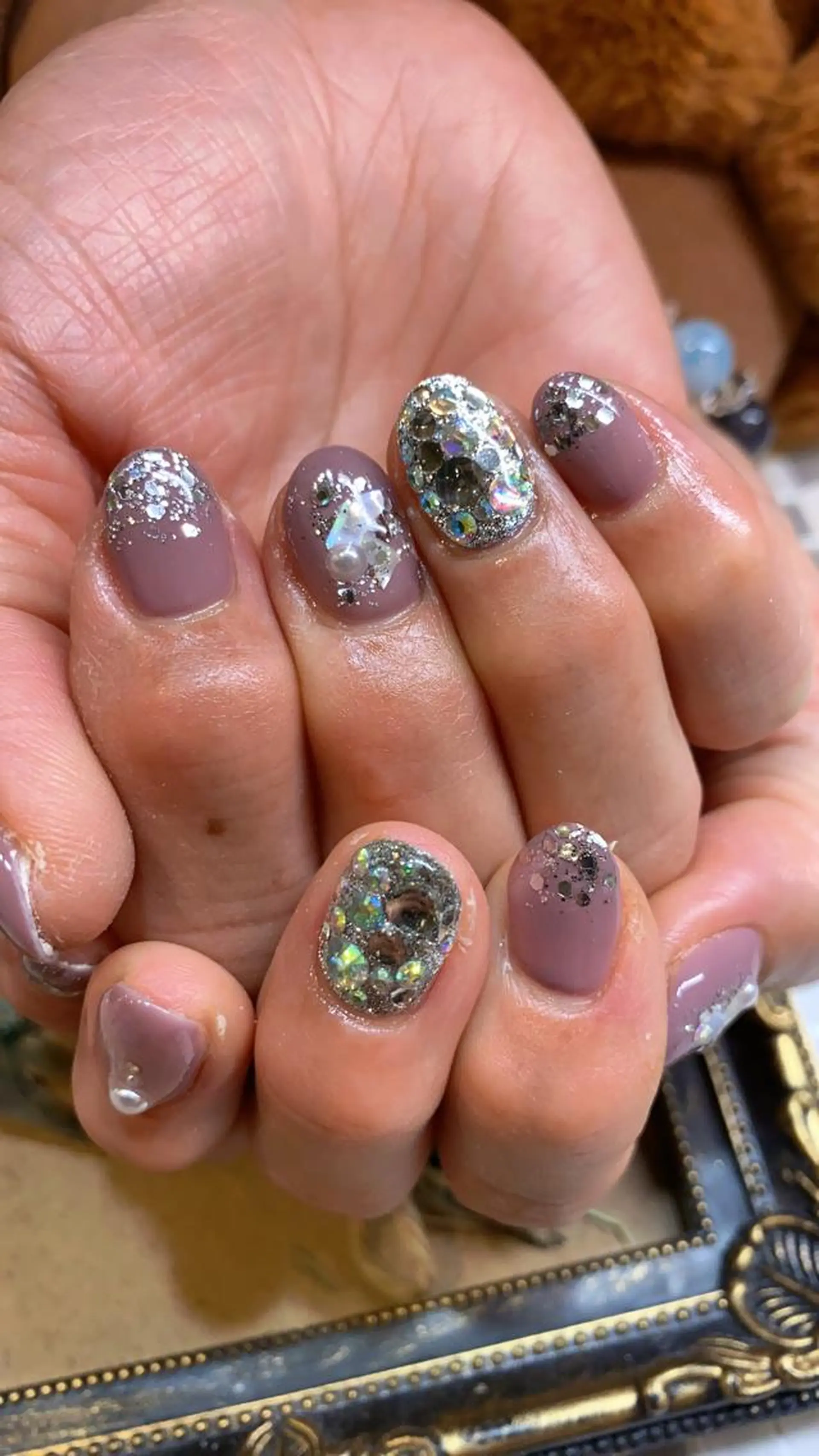 ネイル キラキラネイル ♡Nailist yui♡のネイルデザイン