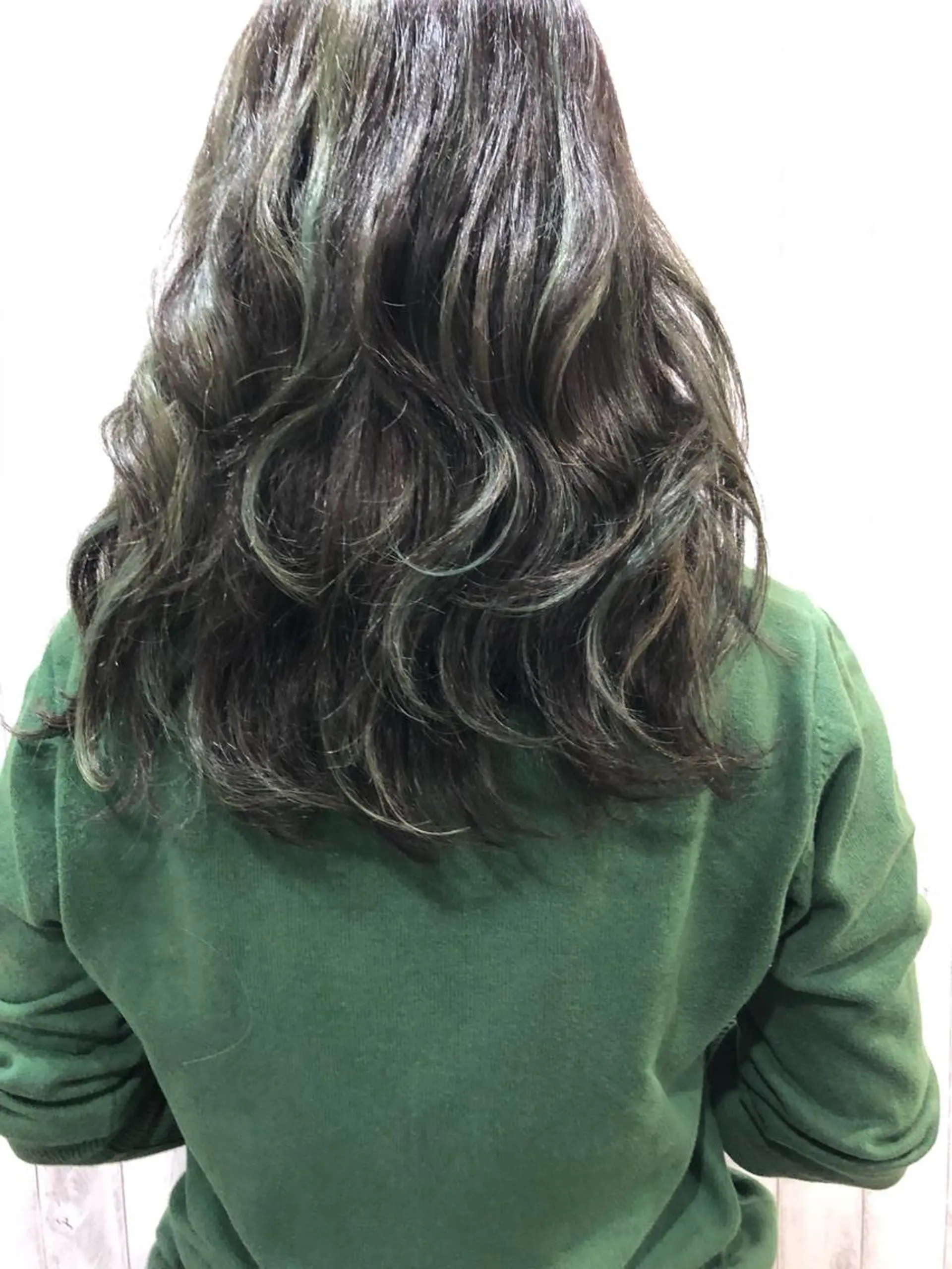 セミロング カラー パーマ 艶髪/韓国レイヤー イノウエヒロキのヘアスタイル