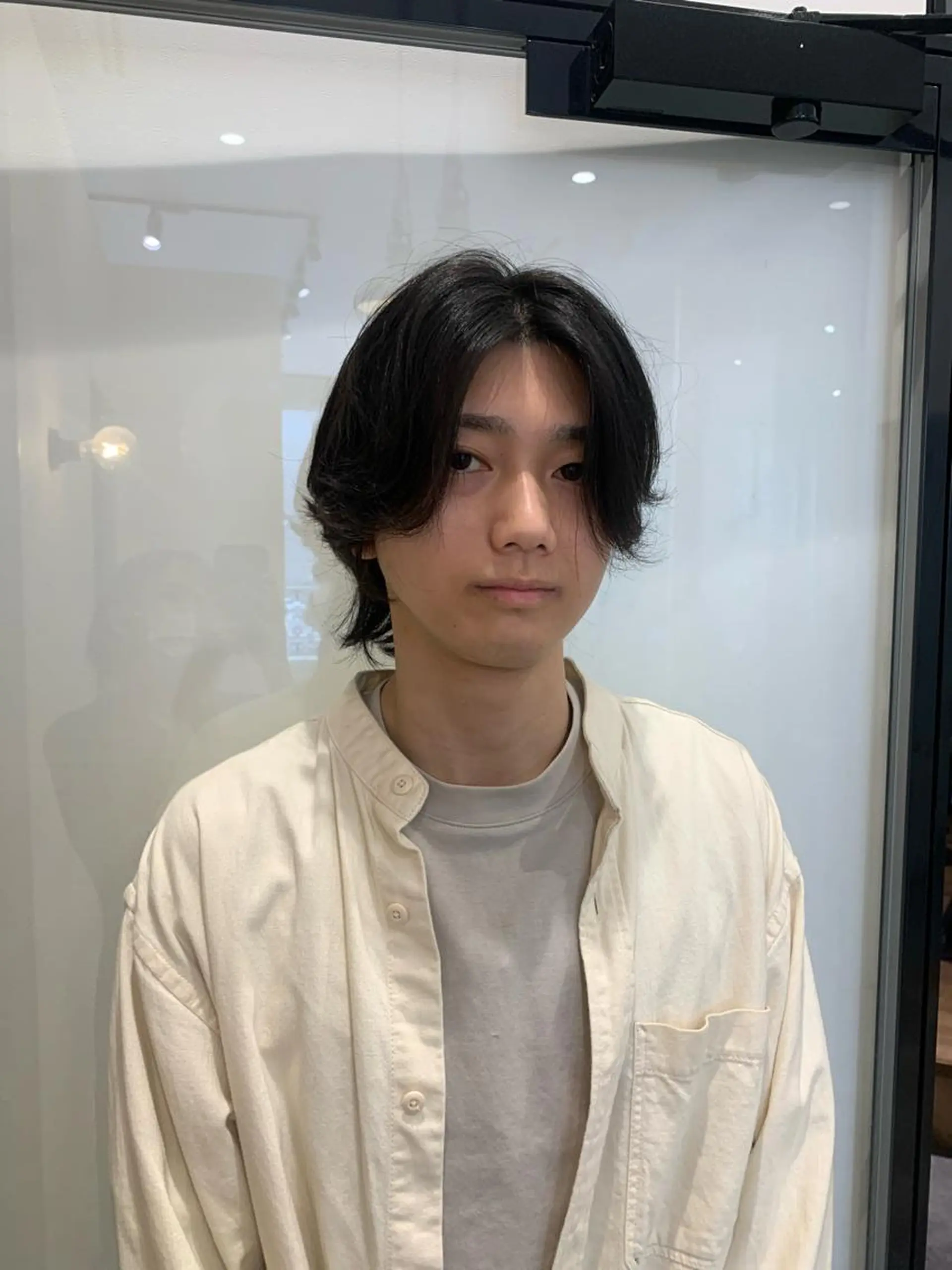 パーマ メンズ カット パーマ AMI🎀韓国ヘア keshiki大名のヘアスタイル