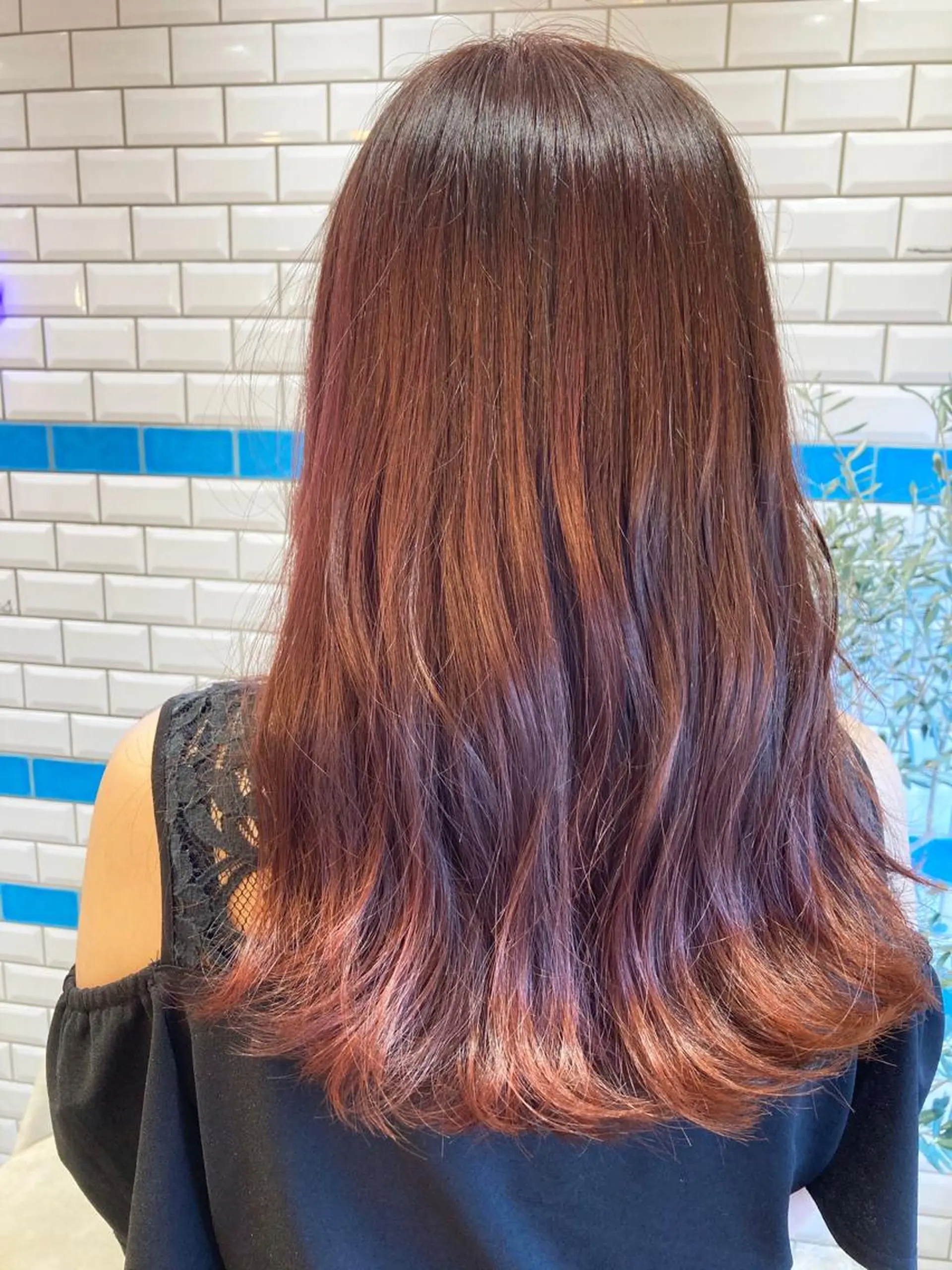 ロング カラー ピンクカラー Loom .by Sea  ルームバイシー所属・レイヤー/前髪/ 韓国/CHIHIROのヘアスタイル