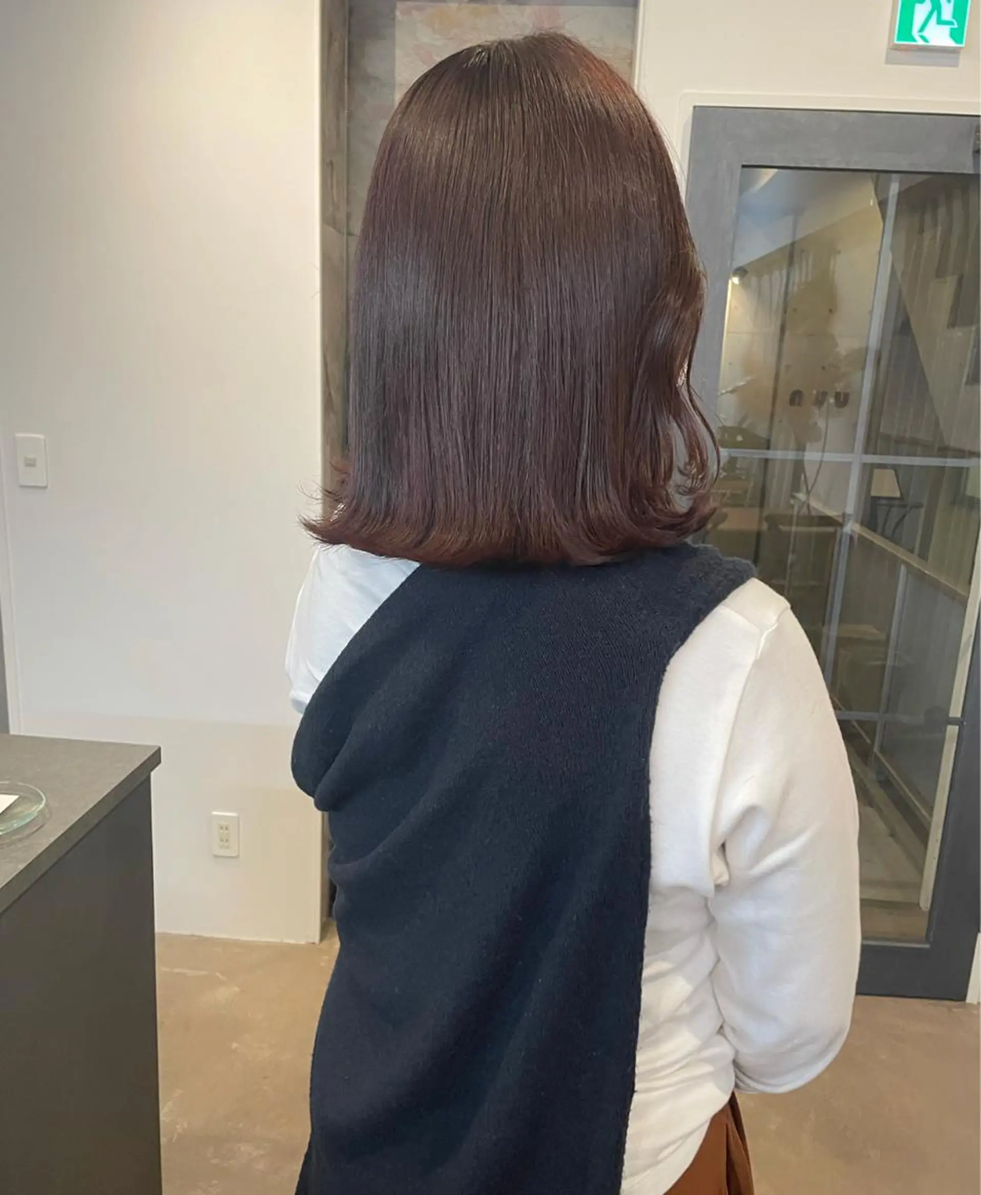 ミディアム 原 菜帆のヘアスタイル