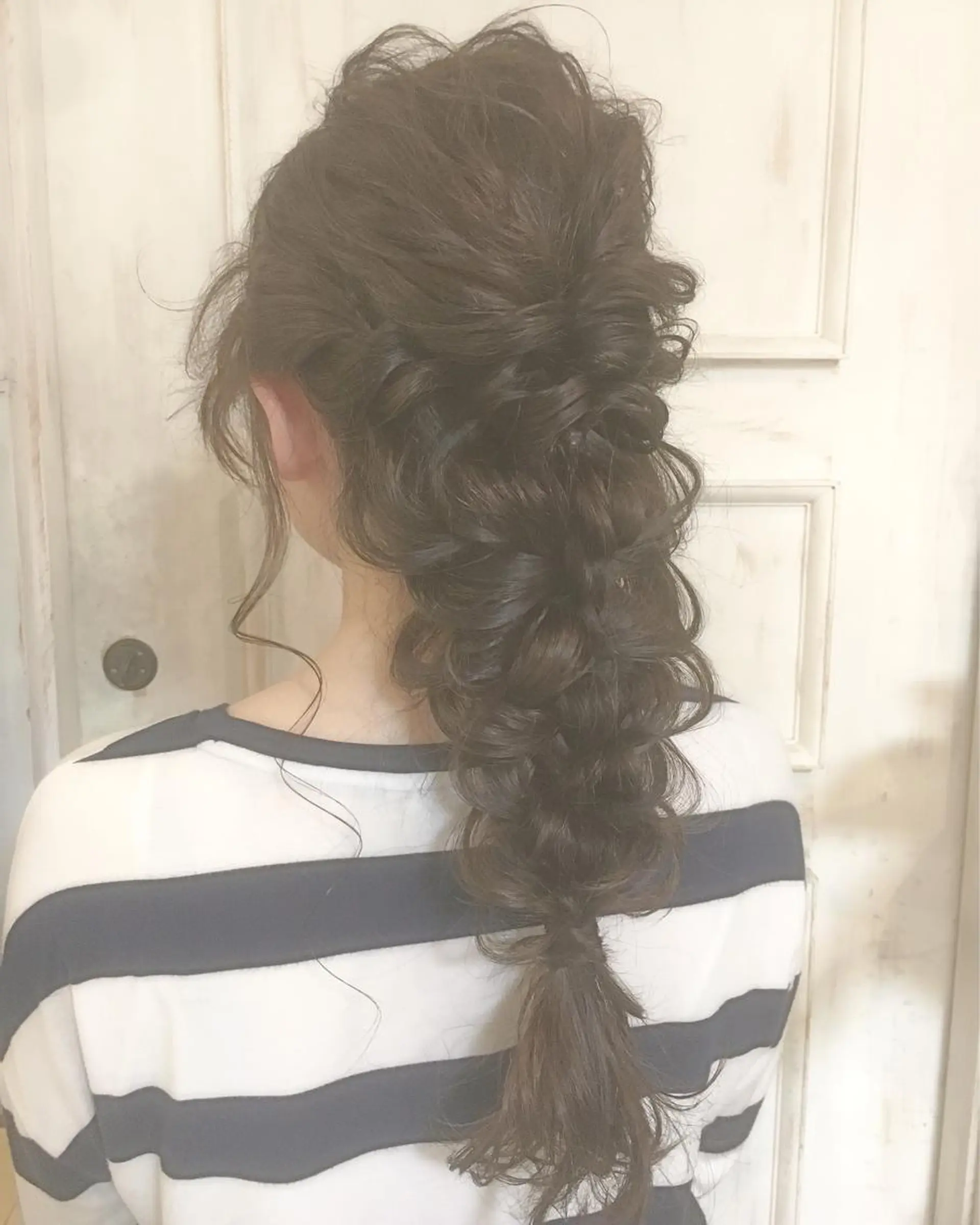 ロング ヘアアレンジ 榎園 由美のヘアスタイル