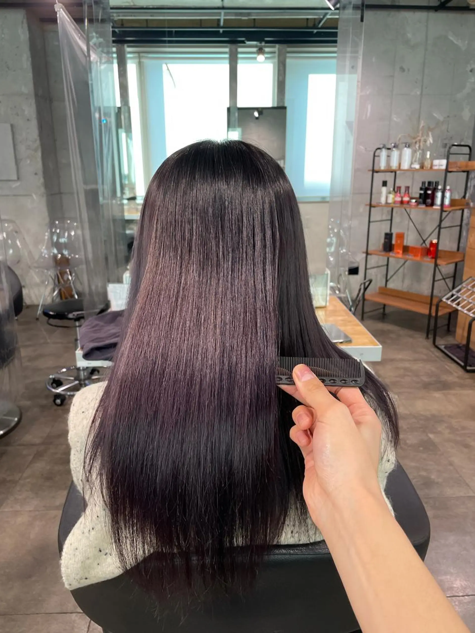 セミロング カラー ヘアカラー ヘッドスパ ヘアセット ベージュカラー💖 やすひろのヘアスタイル