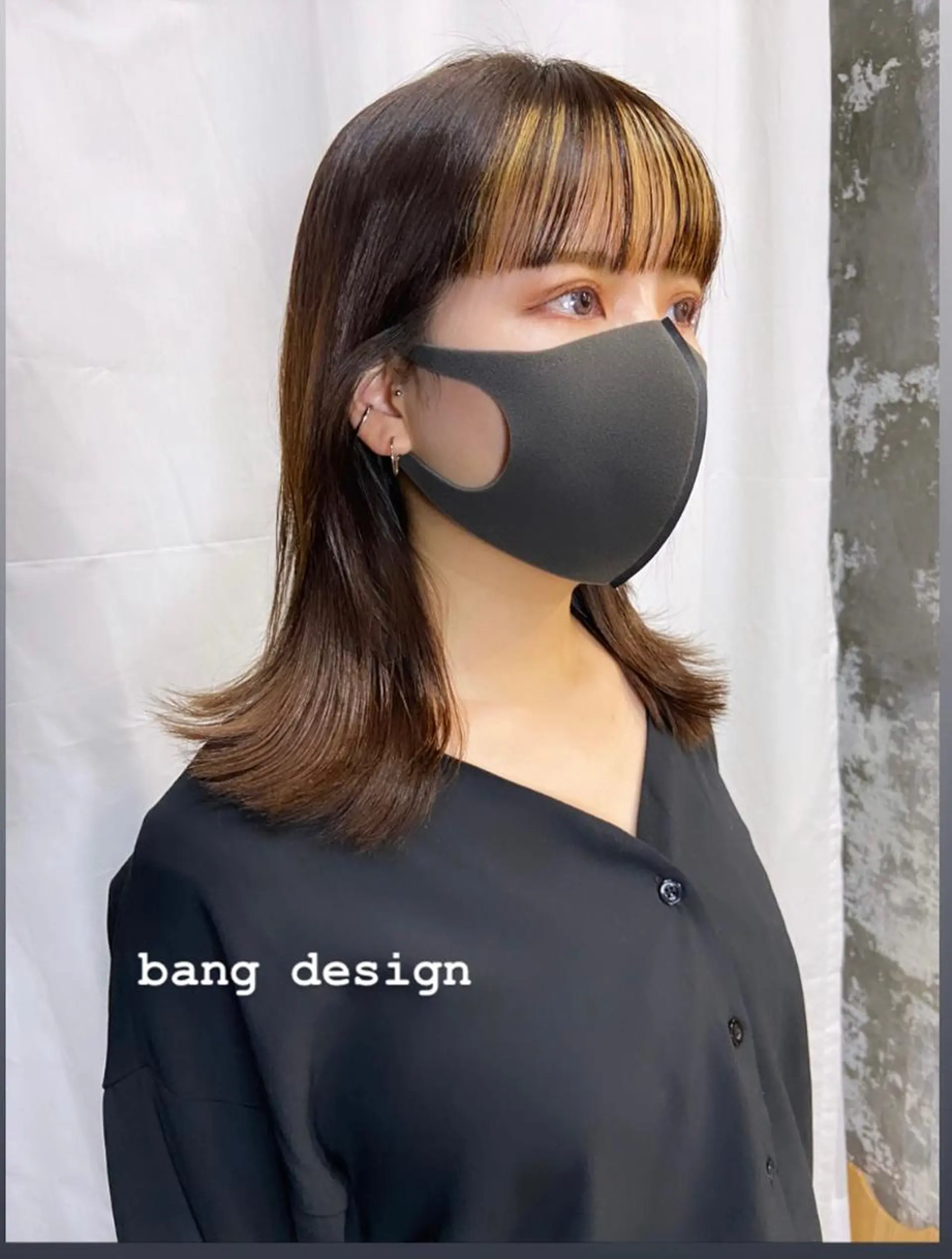 ミディアム カラー ブリーチ ブラウンカラー 松尾太樹 【pia】福岡美容室のヘアスタイル