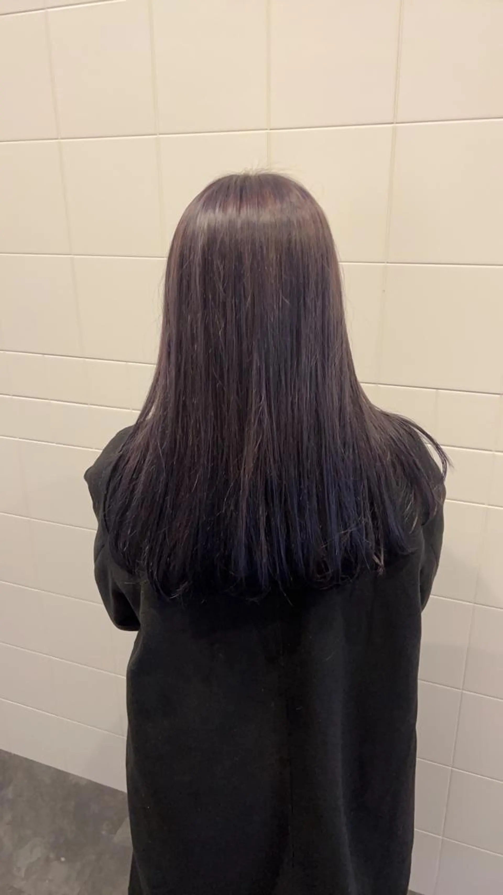 ロング カラー バイオレットカラー honen RUKAのヘアスタイル