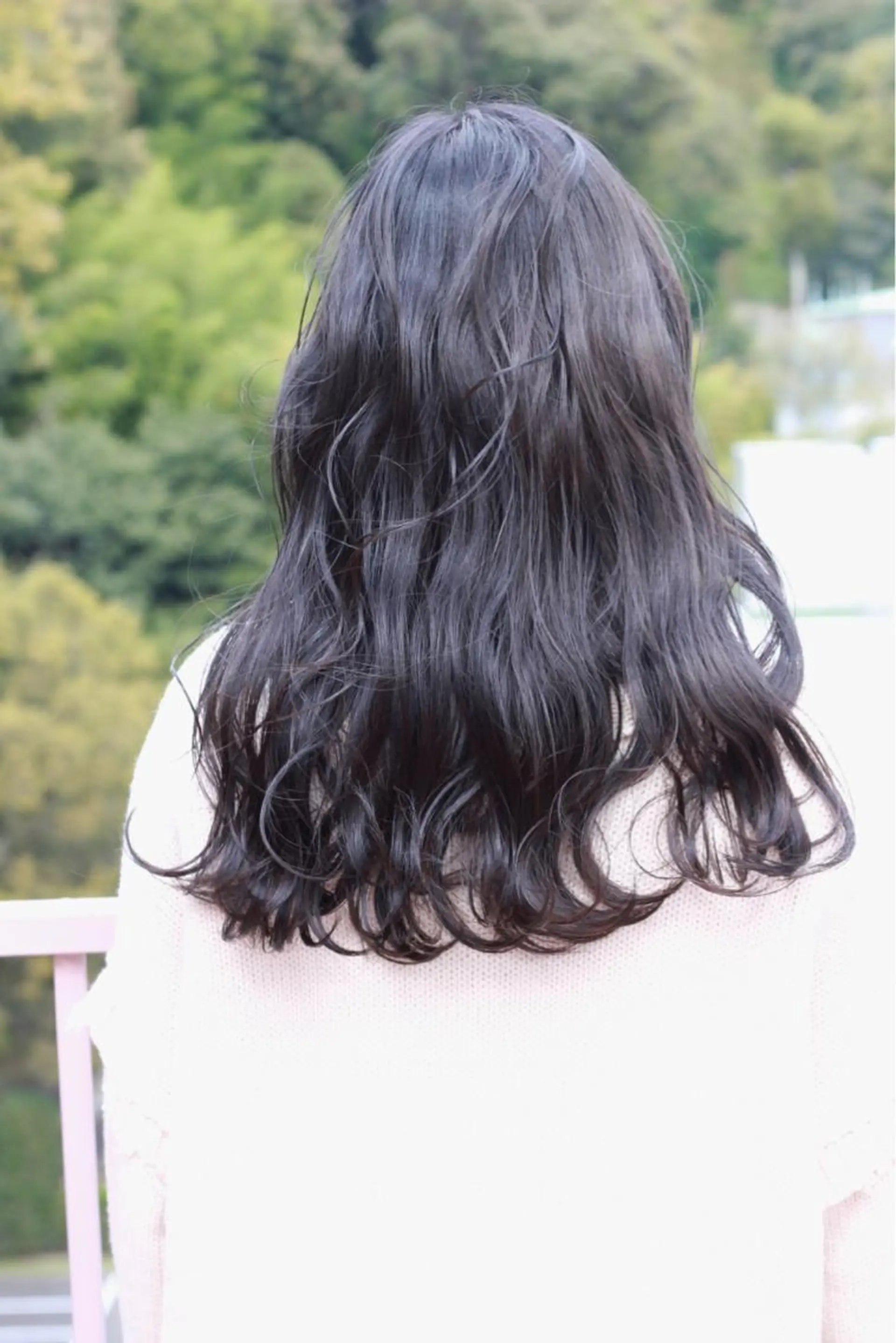 セミロング カラー ブルーカラー ブルージュ ネイビーカラー ヘアカラー Viage （ビアージュ）のヘアスタイル