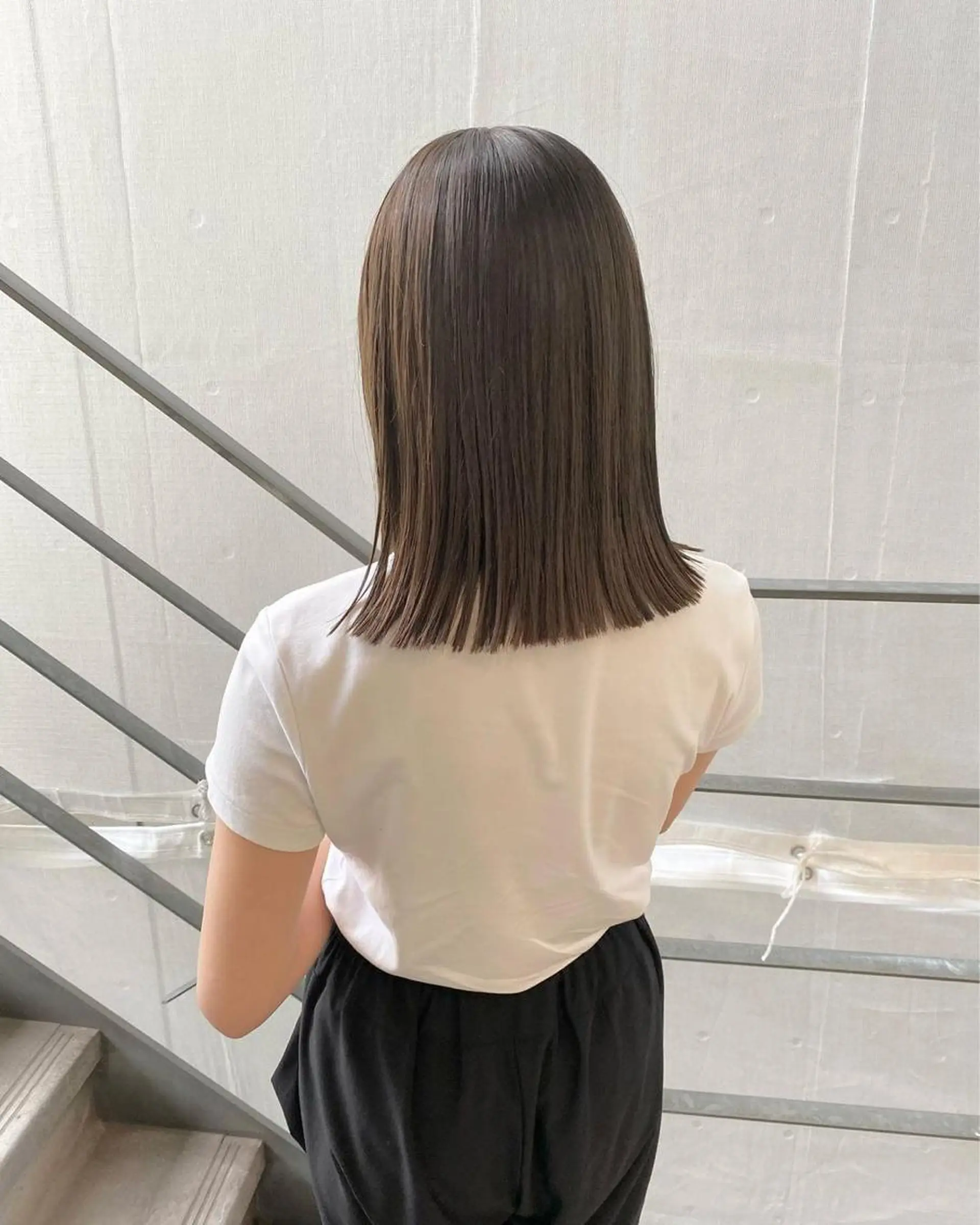 ミディアム パーマ 縮毛矯正 トリートメント 🍒新家 さくら🍒のヘアスタイル