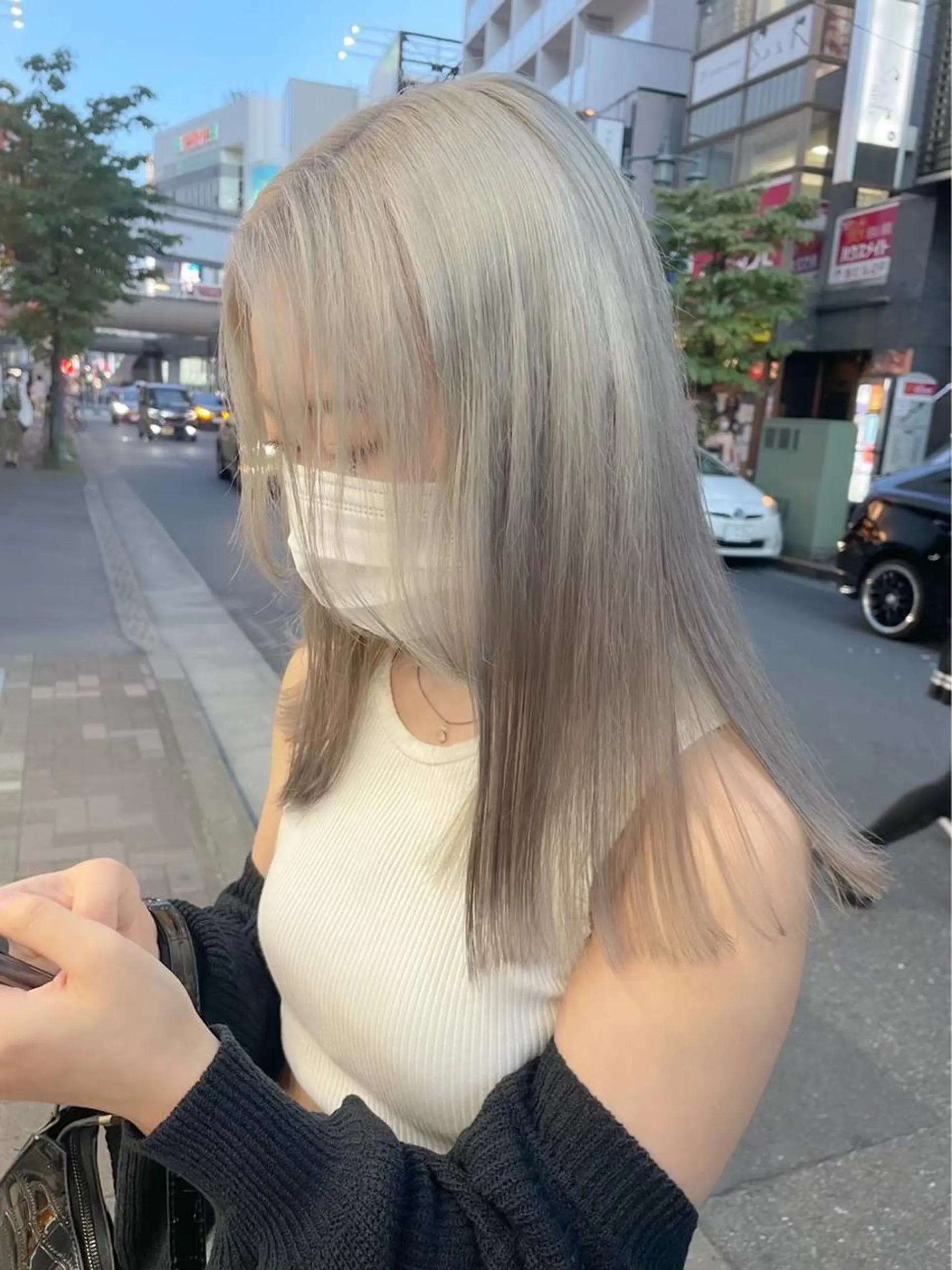 セミロング 韓国風カラー 学生 髪質改善 韓国風ヘア トリートメント メンズスタイル Hitomi🐶のヘアスタイル