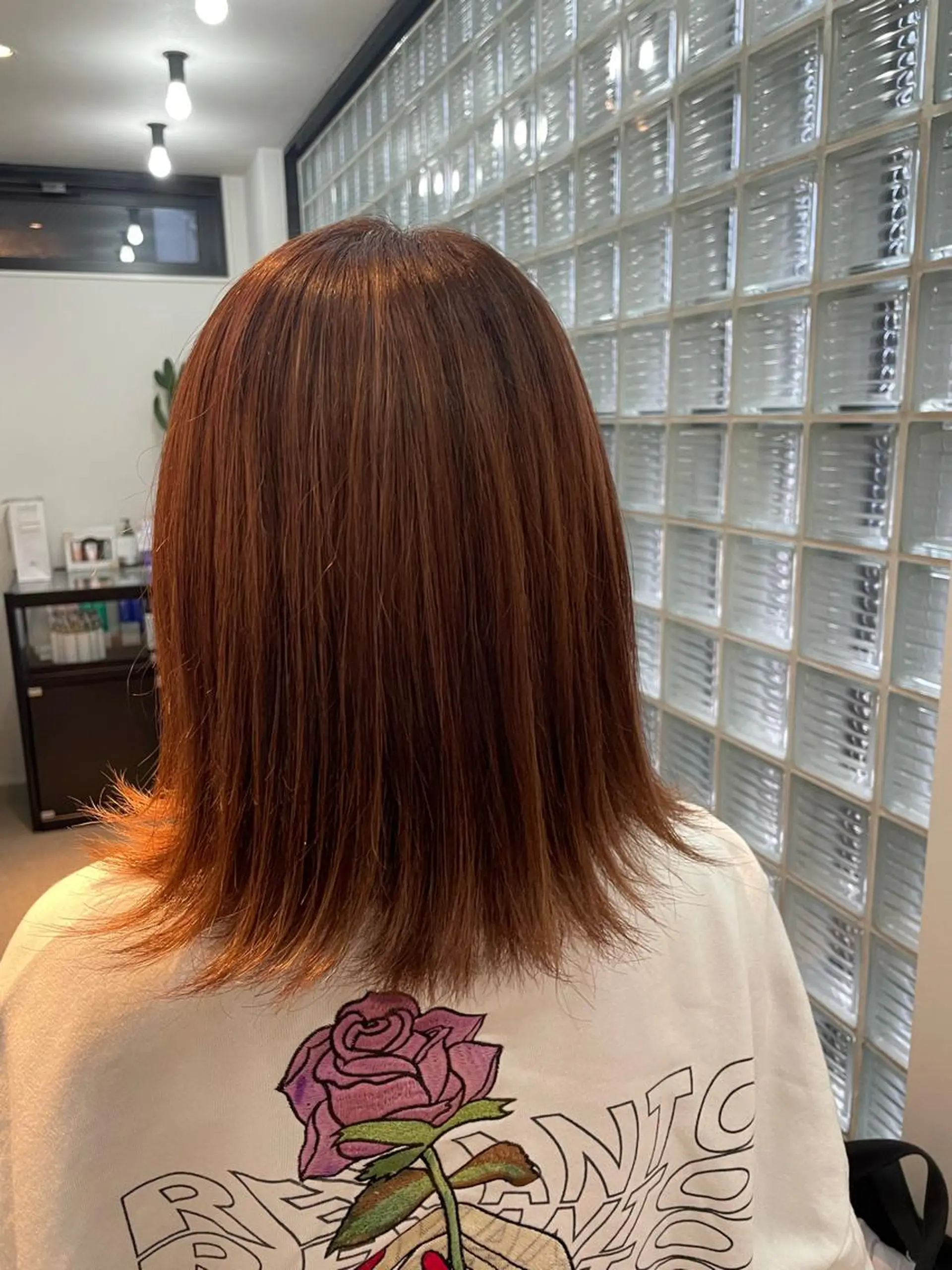 ミディアム カラー ハイライトカラー ハイライト One By The Ect所属・ショート/脱白髪染め ☆宇﨑悠実のヘアスタイル