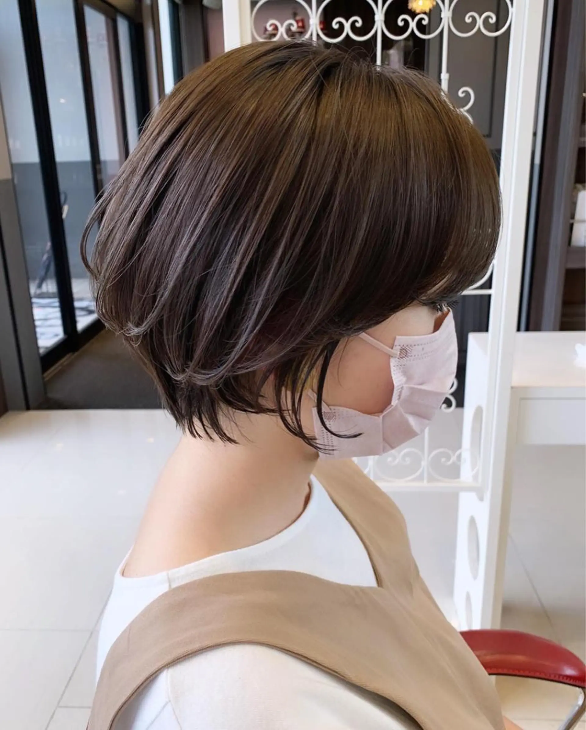 ショート カラー ショートボブ ボブ ショートヘア カット ヘアカラー 古畑 佑悟のヘアスタイル