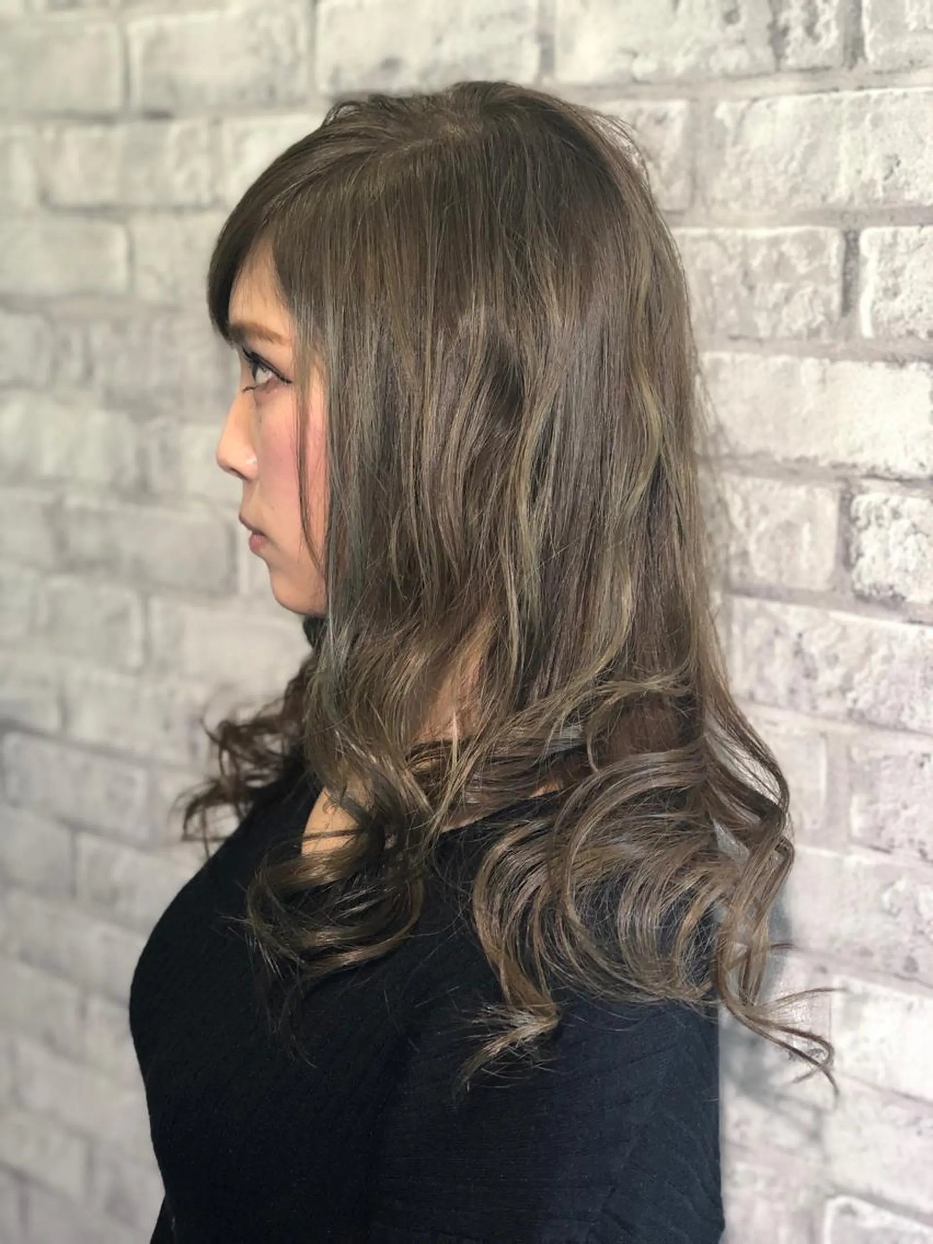 ミディアム カット ヘアカラー トリートメント 髪質改善 田沼のヘアスタイル