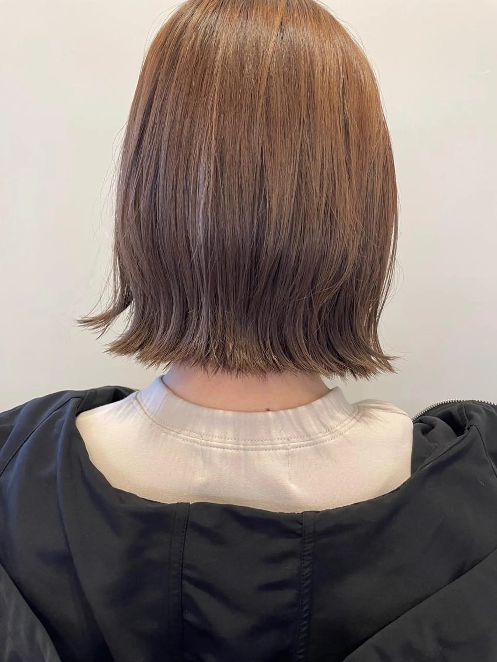 カラー ベージュカラー ボブ カノエ 乃木店のヘアスタイル