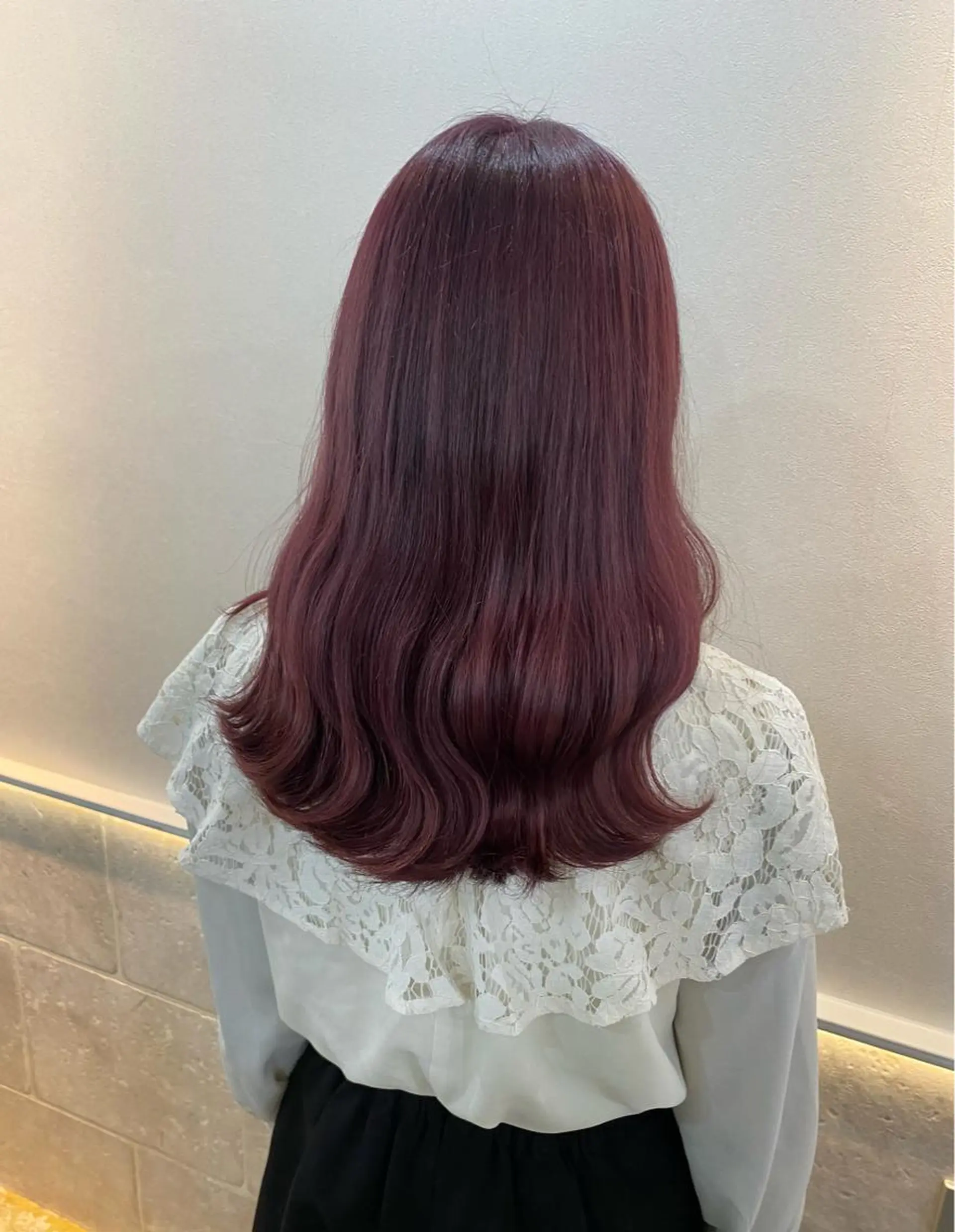 ロング カラー カット ヘアカラー トリートメント Rinka/梅田/ 透け感カラー🤎のヘアスタイル