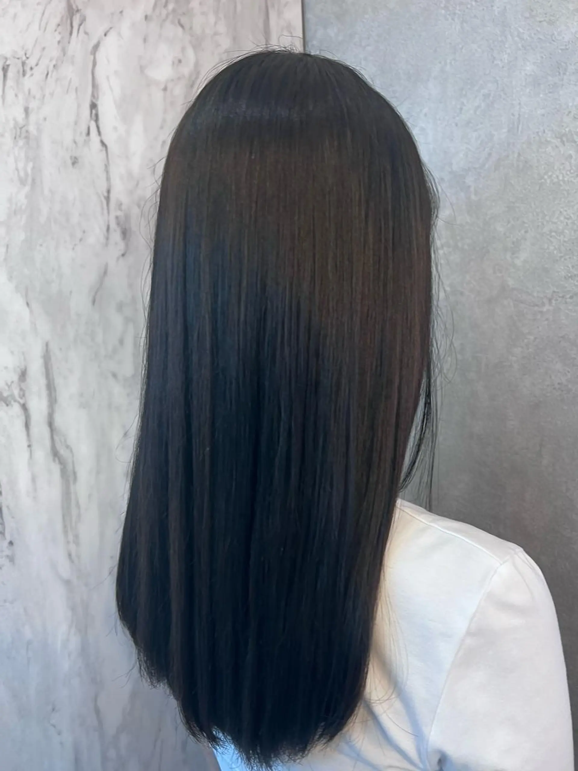 セミロング 韓国風ヘア ヘアカラー トリートメント 🎀しゅな/韓国 レイヤー/透明感♡のヘアスタイル