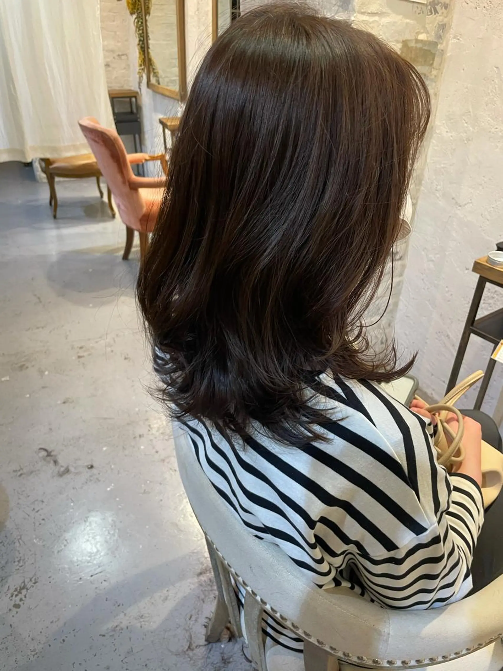 ロング 泊 紗羅のヘアスタイル