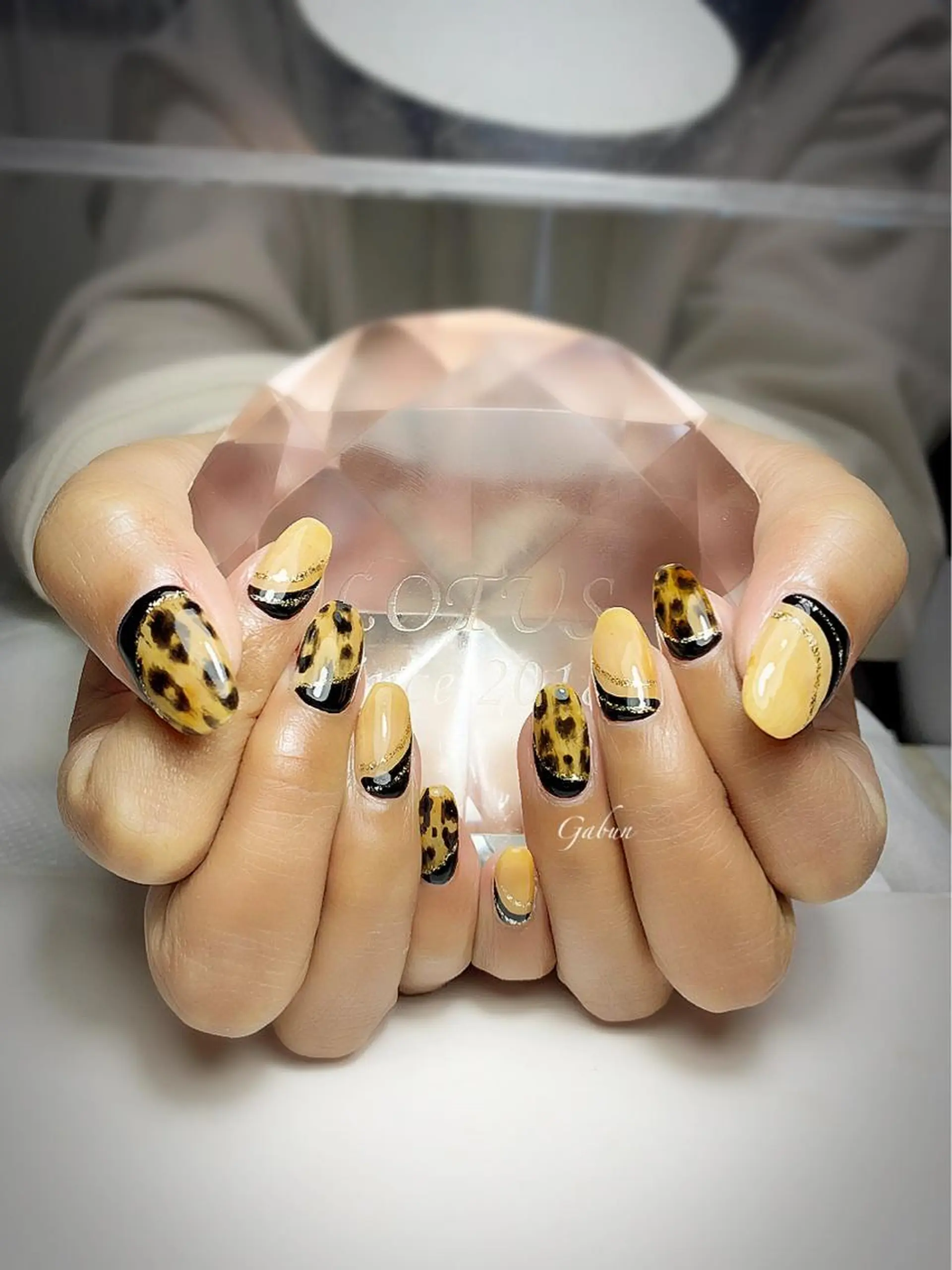 ネイル アニマル柄 ハンドネイル ハンドケア LOTUS ネイルサロンのネイルデザイン