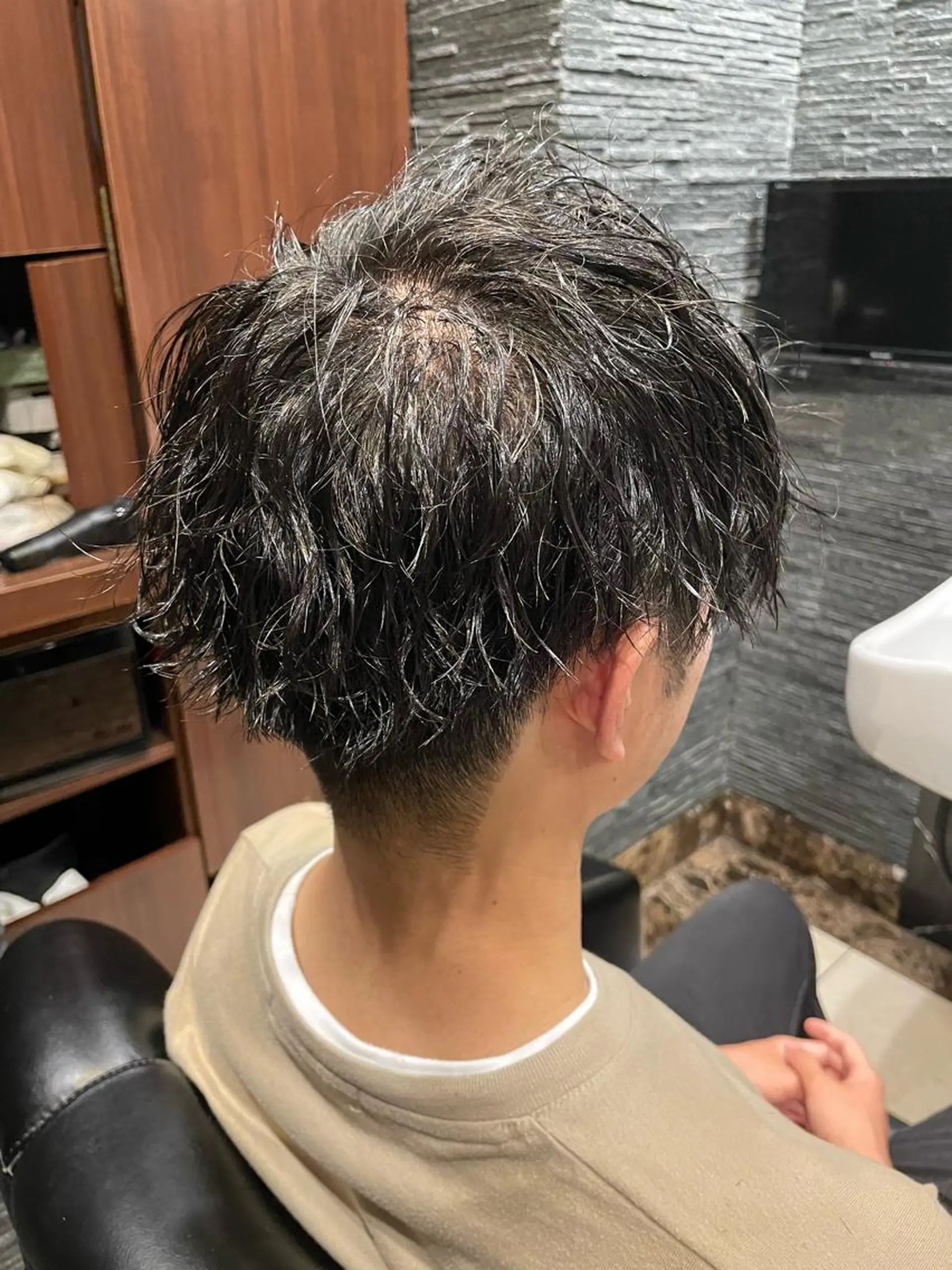 ショート パーマ 片山 真飛留のヘアスタイル