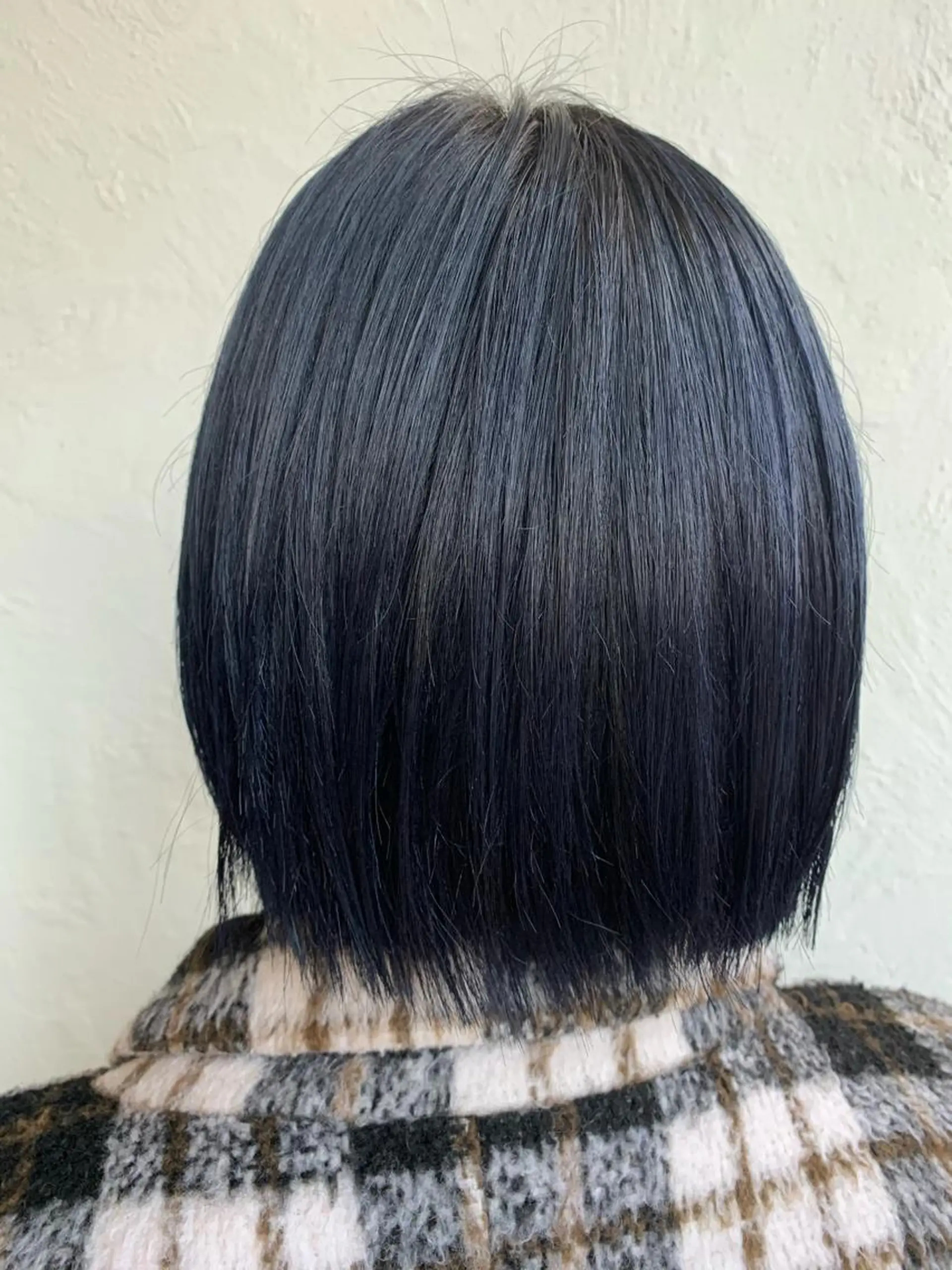 ミディアム カラー ブリーチ ブルーカラー グラデーションカラー ネイビーカラー 艶髪レイヤー上田 紗也🇰🇷💗のヘアスタイル