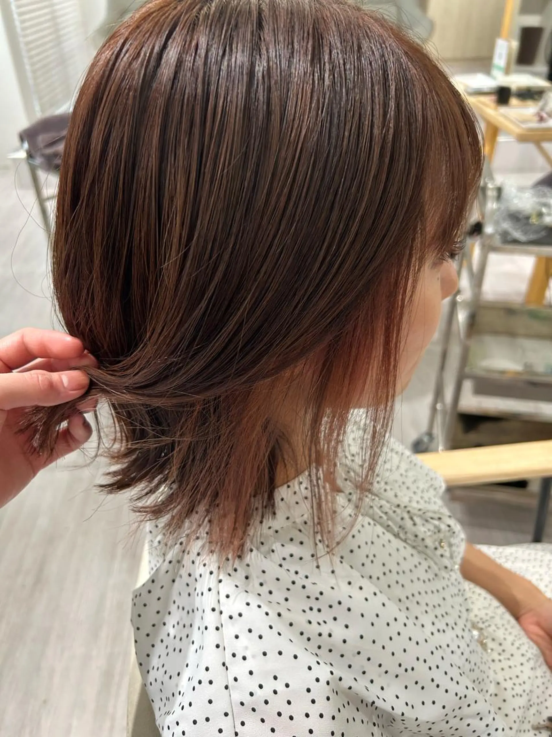 ミディアム カラー 💙まこと💙艶 カラー(Rico)のヘアスタイル