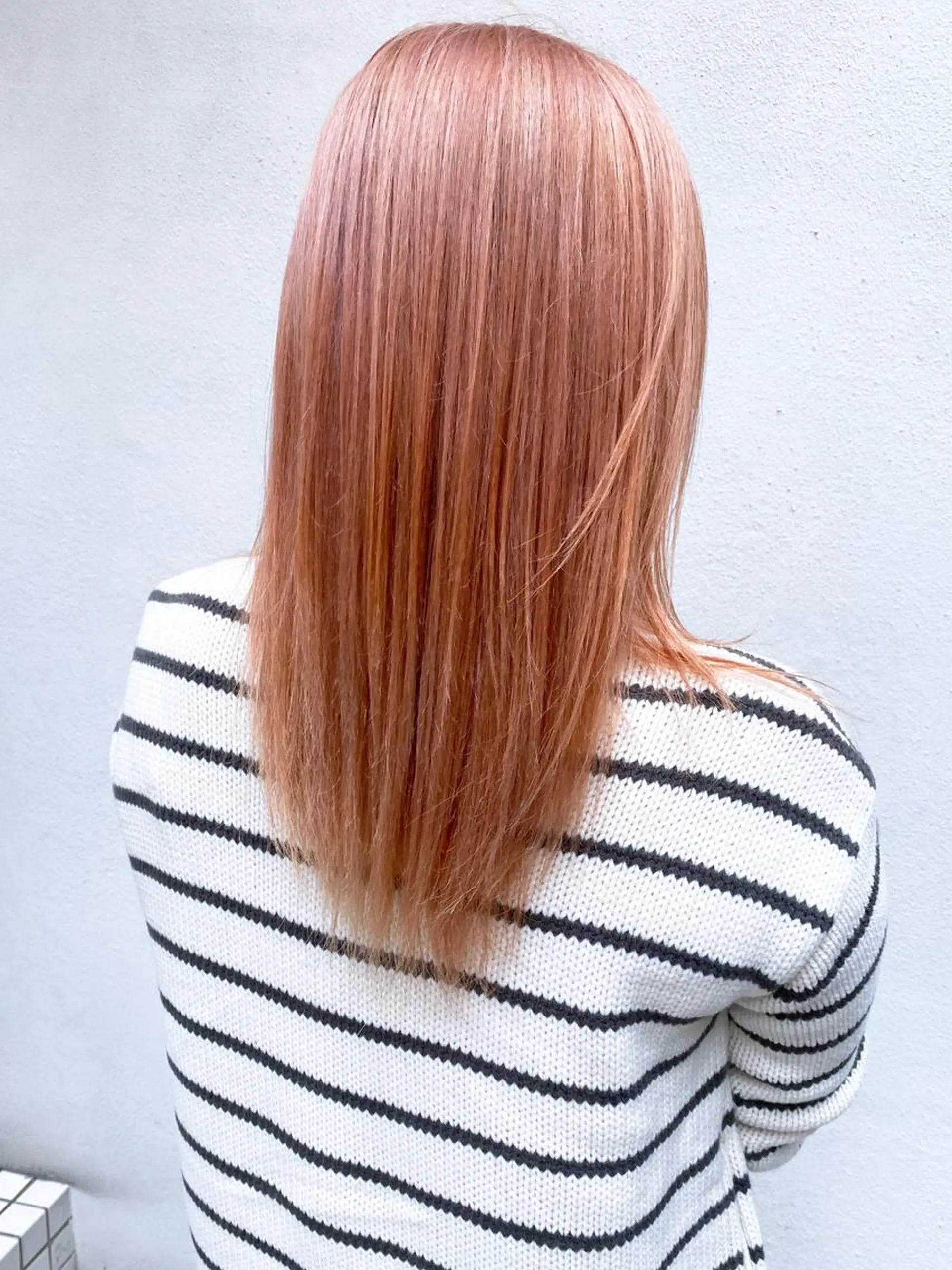 セミロング カラー ブリーチ 髪質改善/艶髪 やまなかのヘアスタイル