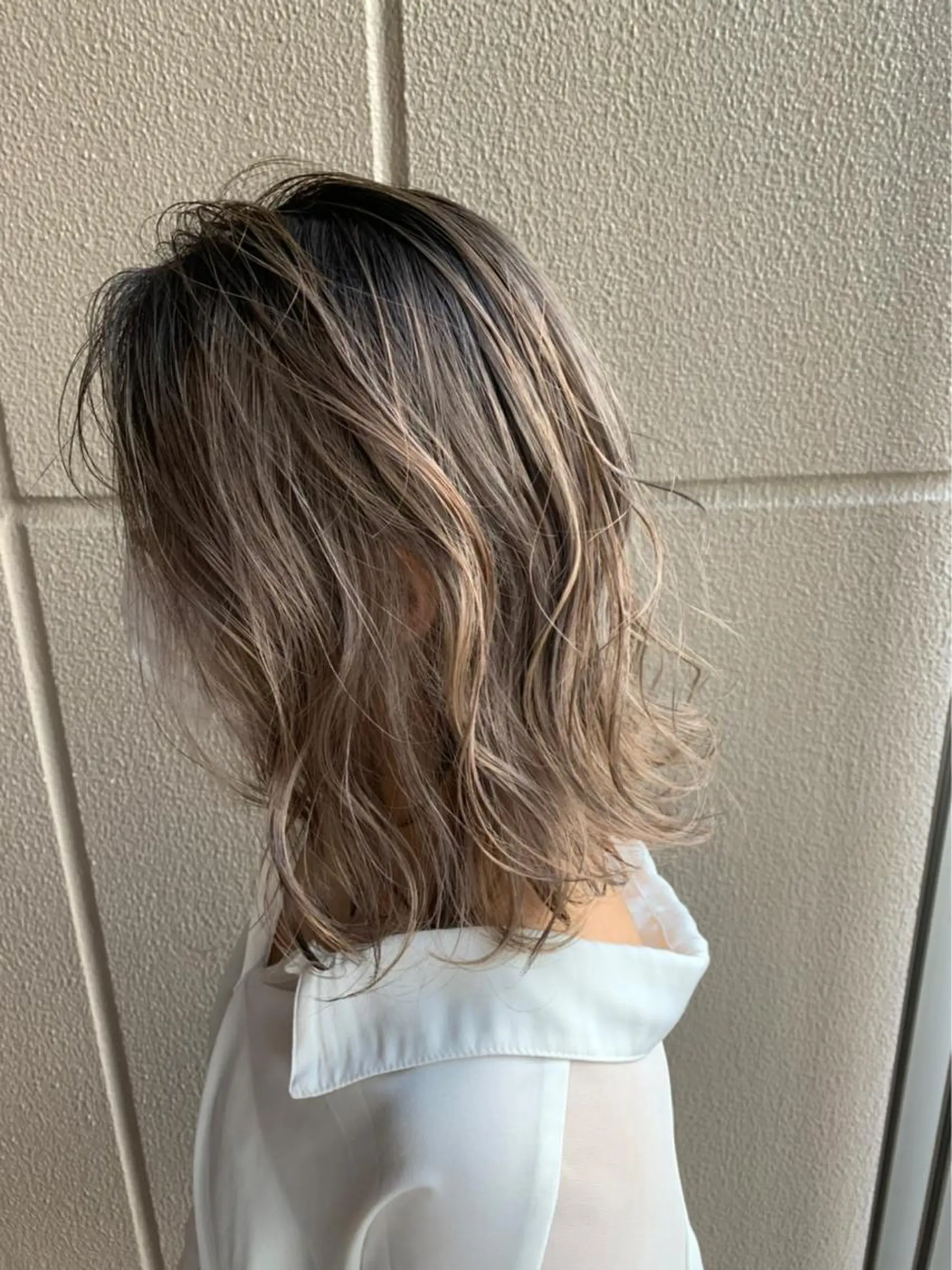 ミディアム カラー 銀座⚜️【脱白髪染め 美髪矯正】トグチのヘアスタイル