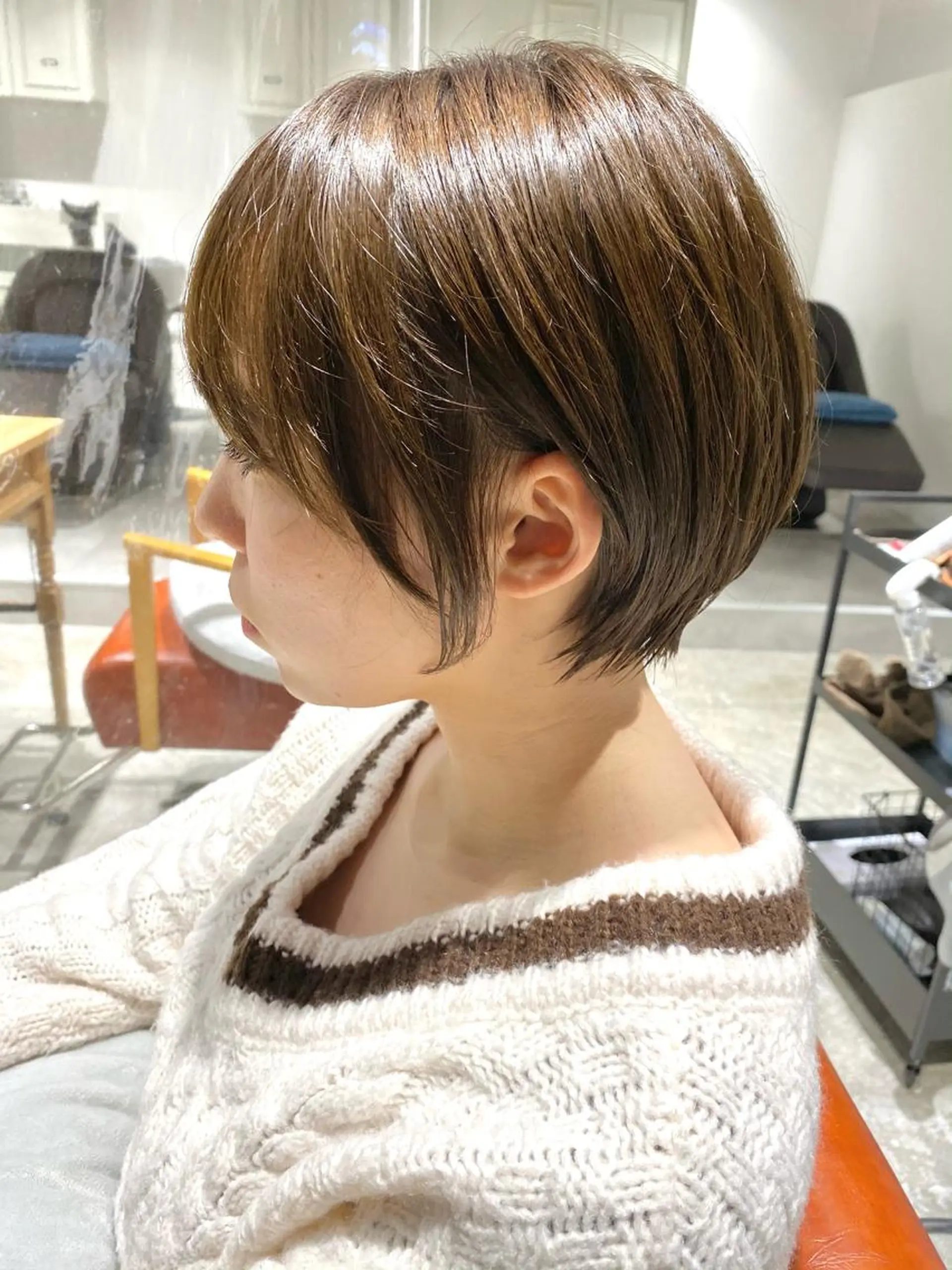 ショート ショートボブ ボブ ショートヘア カット ヘアカラー トリートメント ✨圧倒的満足度◎ 小顔美人ショート✨佃のヘアスタイル