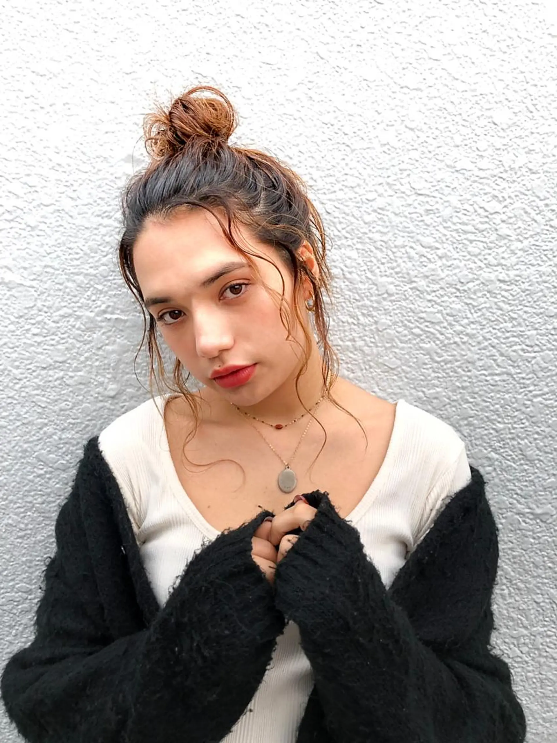 ミディアム カット ヘアカラー トリートメント mood tatemachiのヘアスタイル