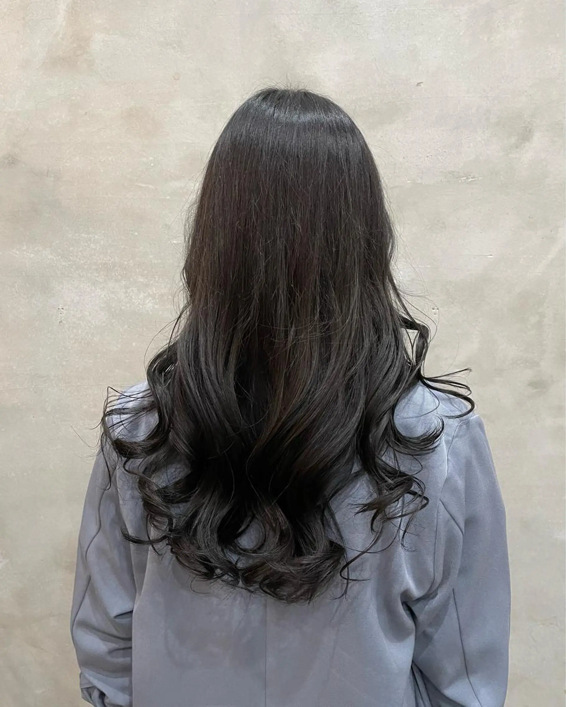 ロング カラー カット ヘアカラー トリートメント 【ピンク/韓国ヘア/ ヘアセット】亜海のヘアスタイル