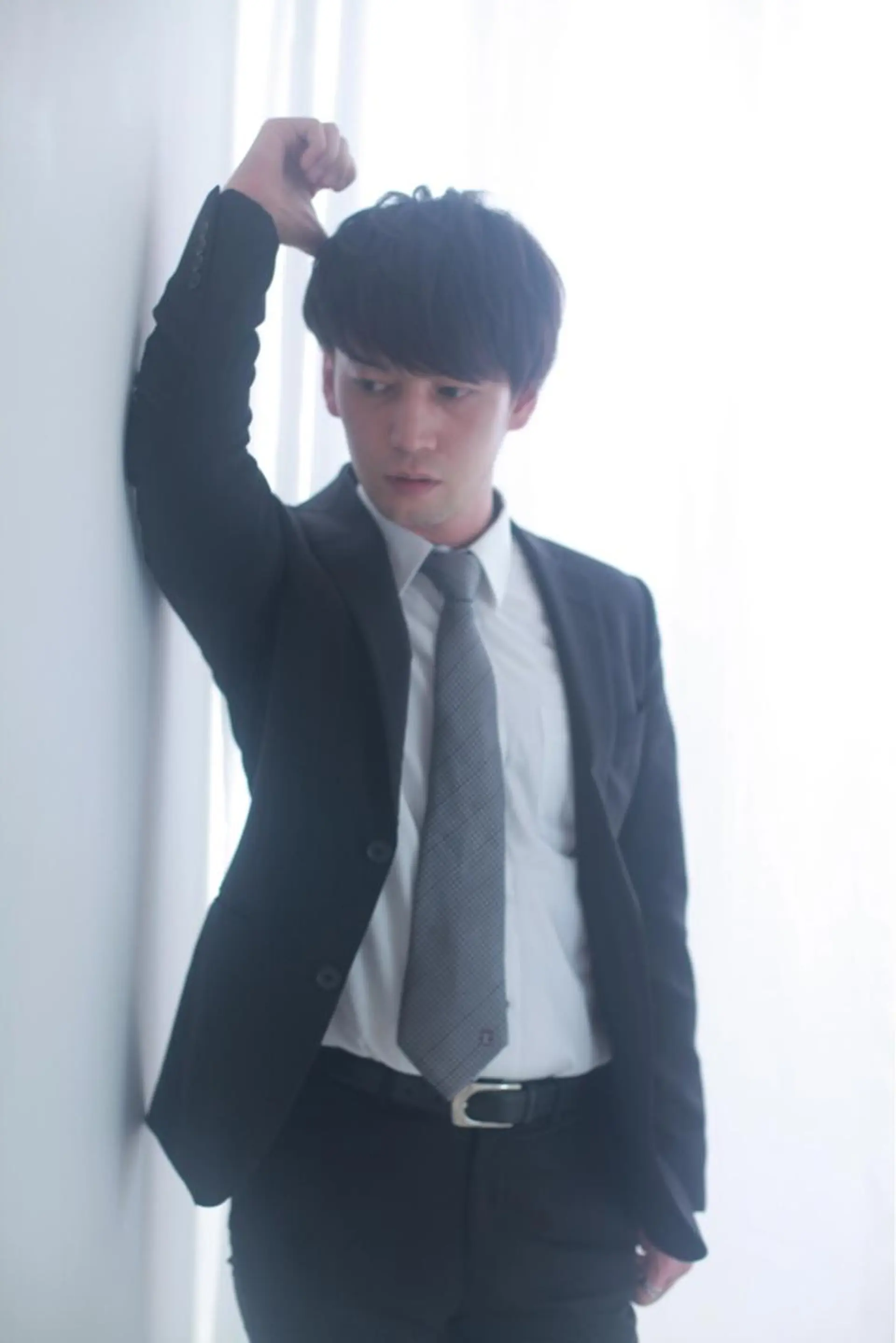 メンズ ビジネス ブリーチカラー✨ 駒場　笙のヘアスタイル