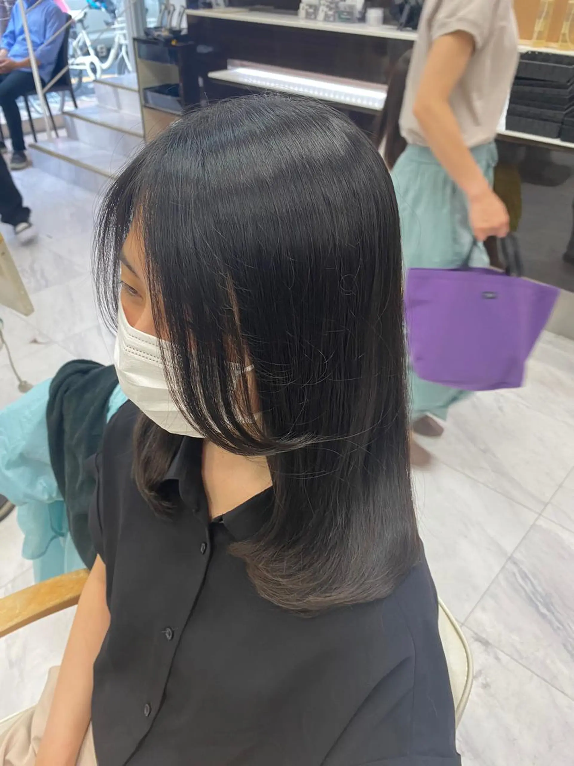 ロング レイヤーカット シャギー 目黒 碧人のヘアスタイル