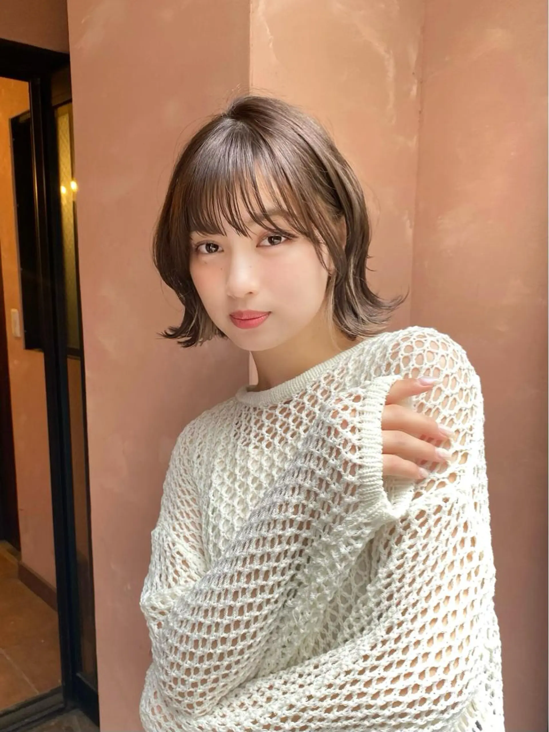 ショート カラー パーマ ヘアアレンジ メンズ キッズ ネイル マツエク・マツパ アイブロウ カット ヘアカラー ハイライト、レイヤー カット/西梅田/中西のヘアスタイル