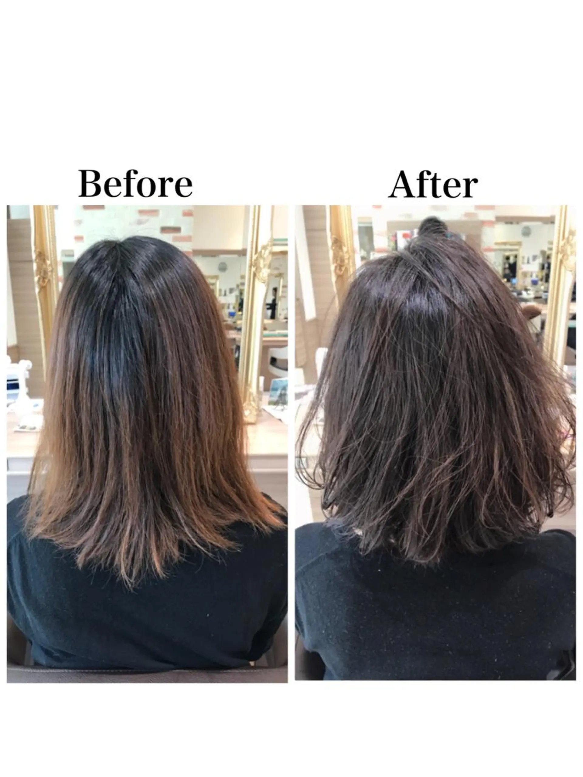 ミディアム カット ヘアカラー 新宿 木下拓哉のヘアスタイル