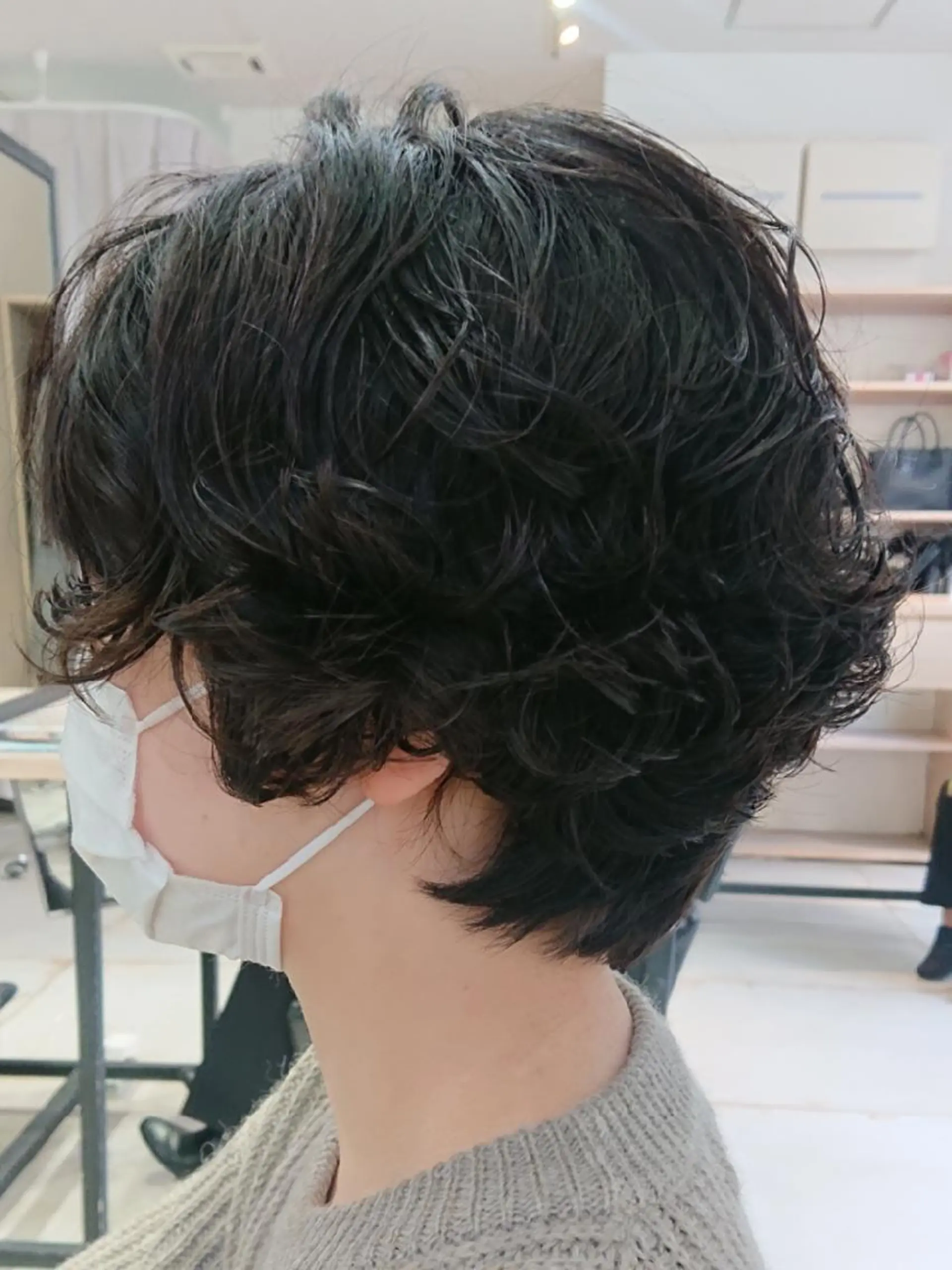 ショート パーマ ショートヘア カット パーマ AKAMEE 表参道所属・✨360°褒められ ヘア✨️井上雄輝のヘアスタイル