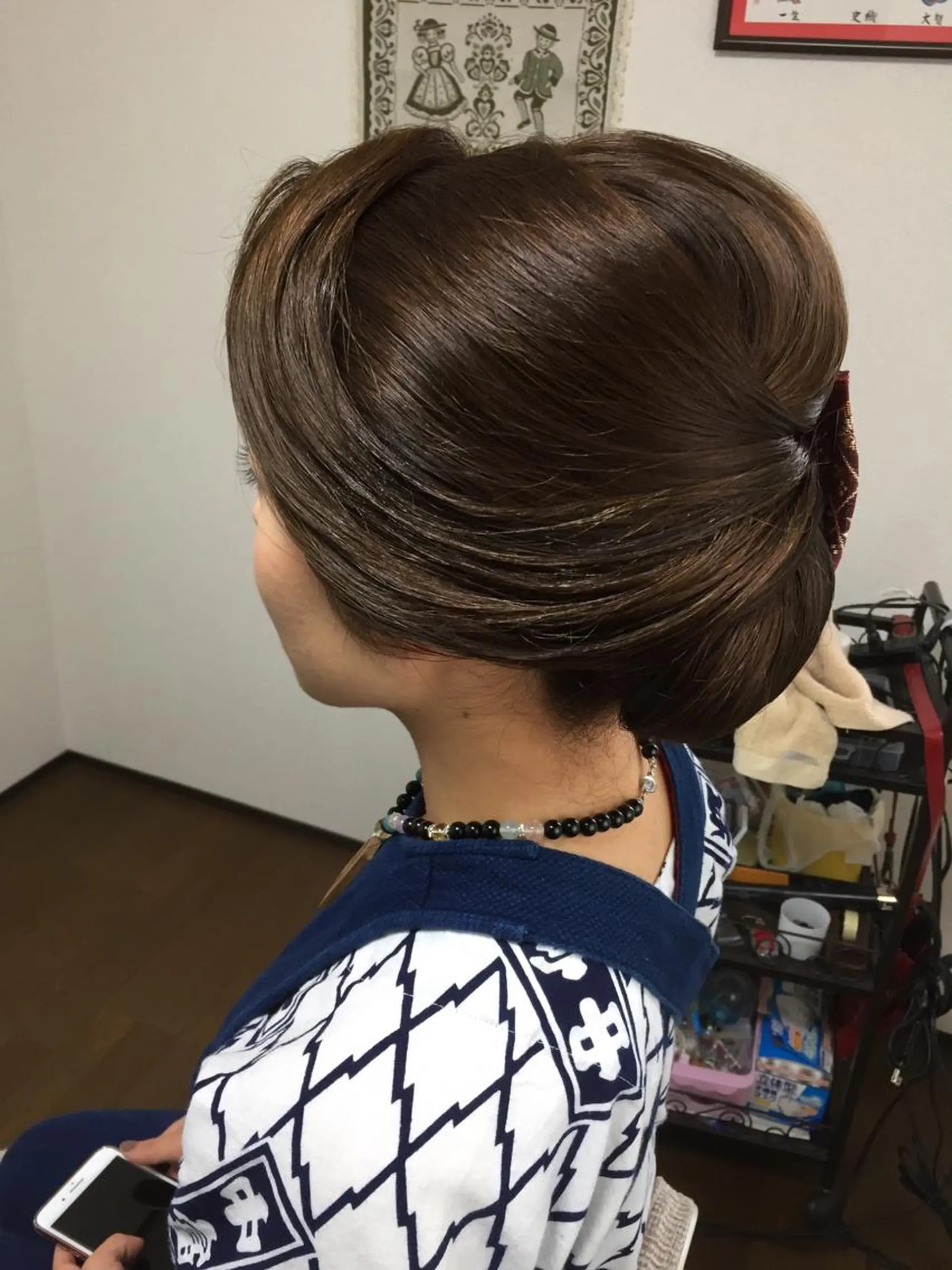 セミロング ヘアアレンジ 糸賀 史織のマツエク・マツパデザイン
