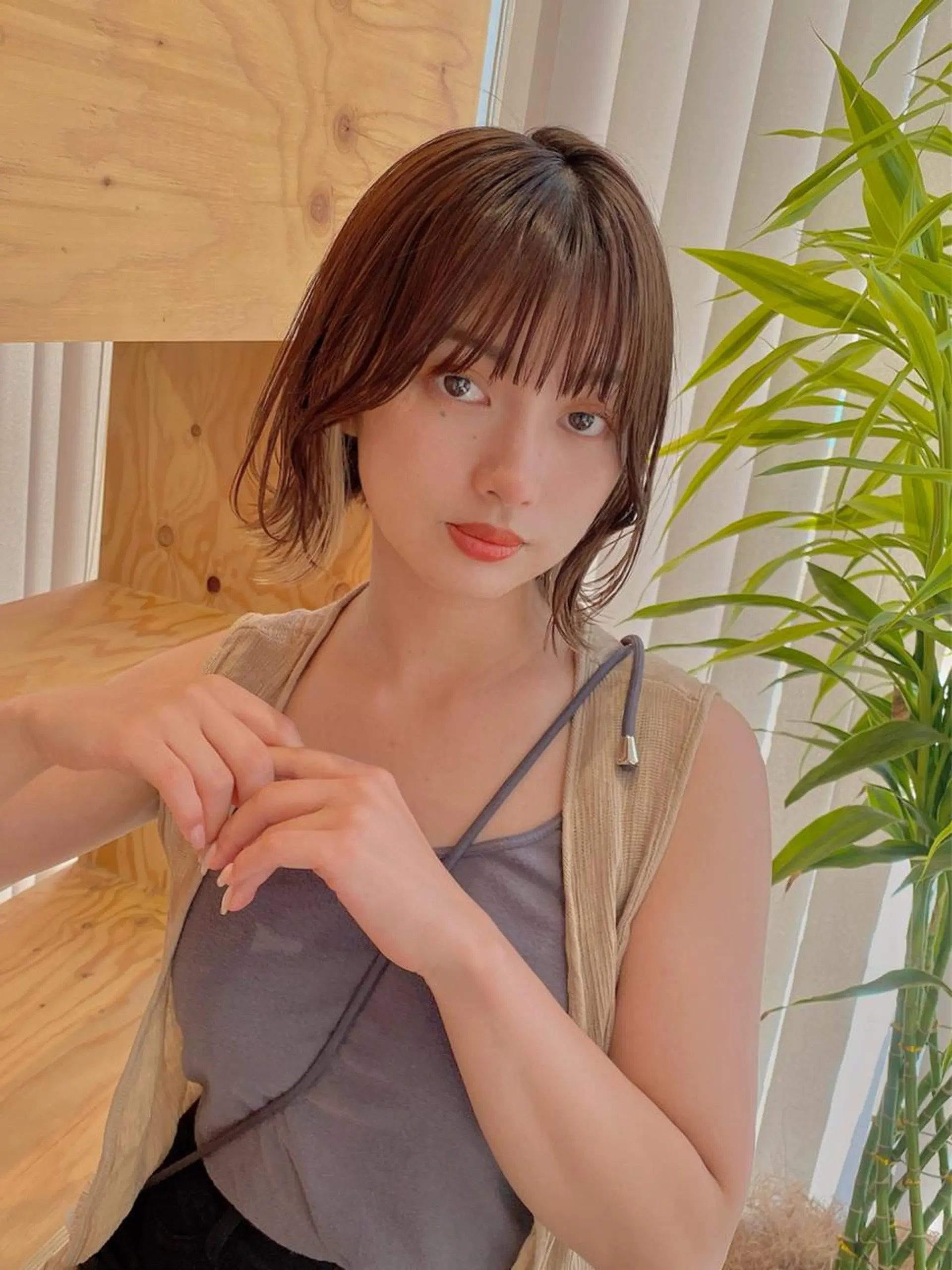 ショート ヘアカラー トリートメント Libelle hair salonのヘアスタイル