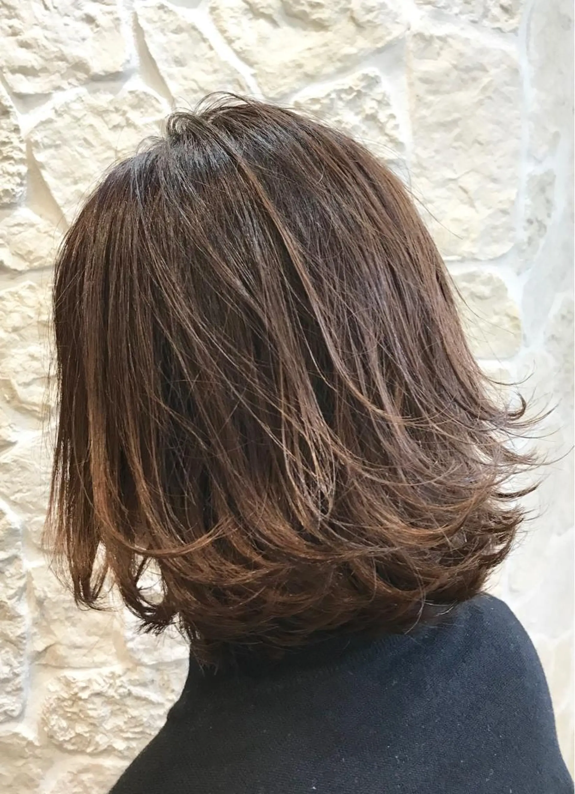 ミディアム カット ヘアカラー トリートメント AMNESIA たまプラーザ所属・Topstylist 大図 遥輝のヘアスタイル