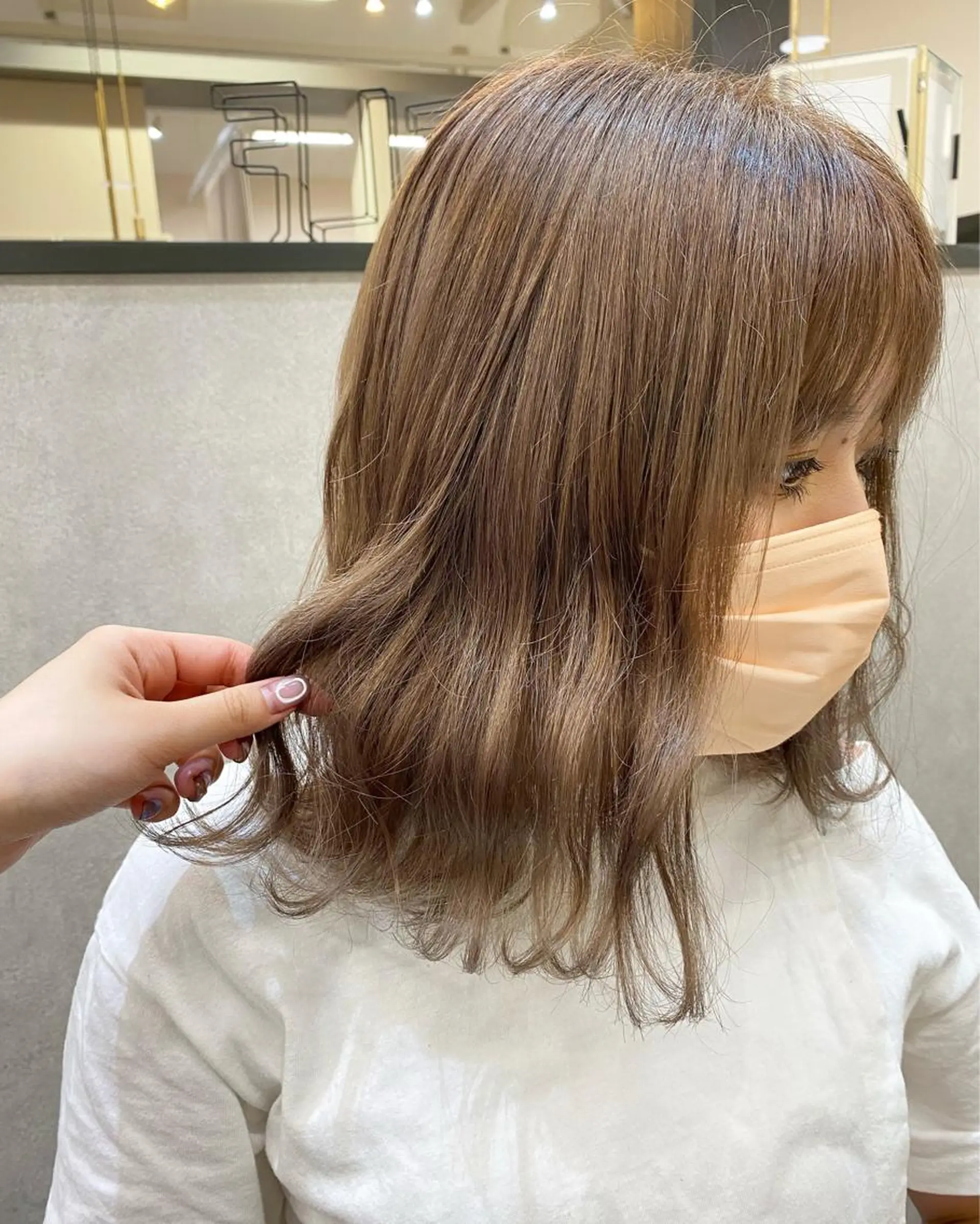 ミディアム カラー グレージュ Becky Lash 小倉店所属・アイブロウWAX 🌷モデル募集中🌷のマツエク・マツパデザイン