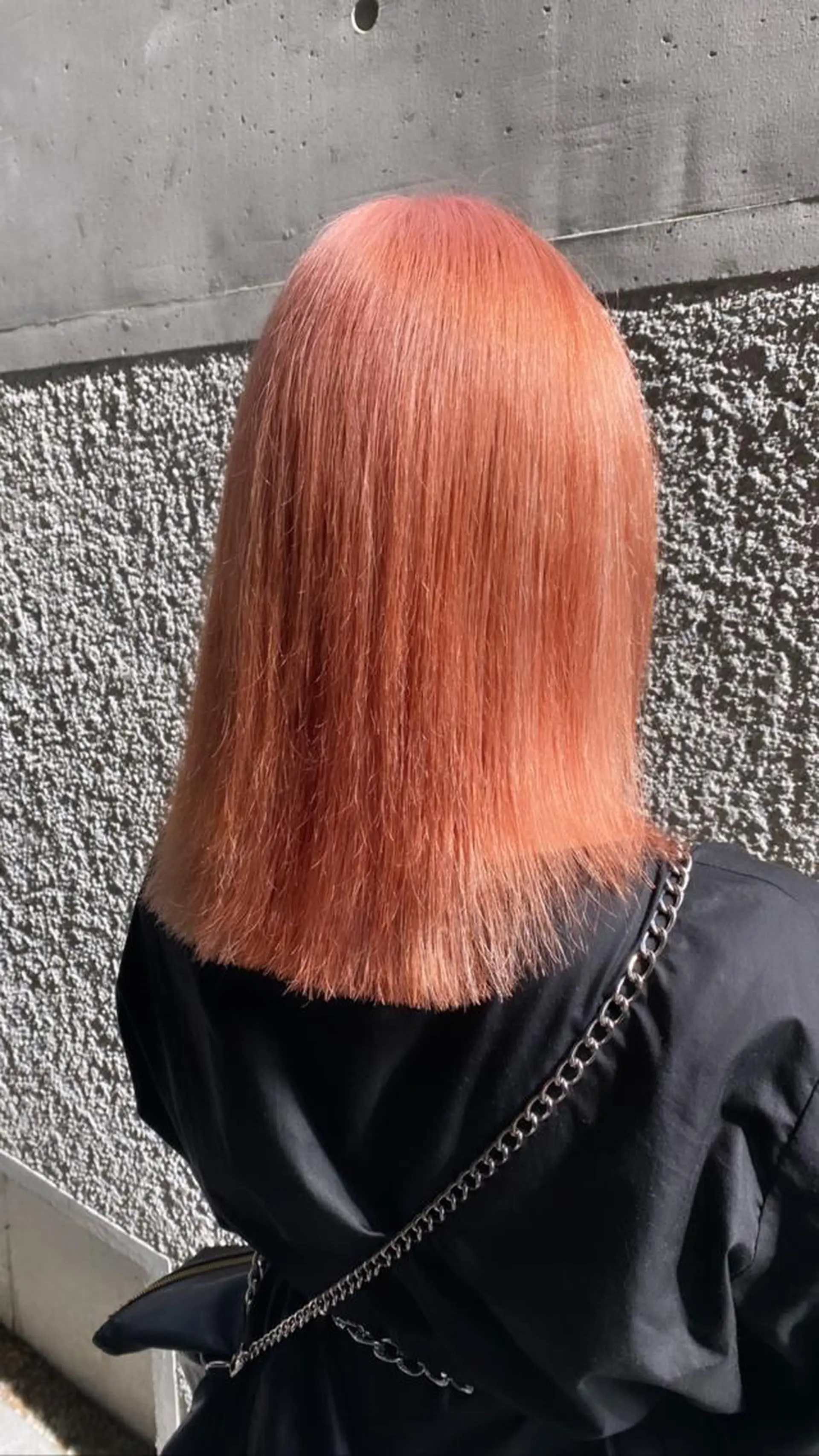 ミディアム カラー ワンレンボブ ショートボブ ブリーチ ハイトーンカラー インナーカラー 🌿レイヤー/ブリー チ/🌿JINのヘアスタイル