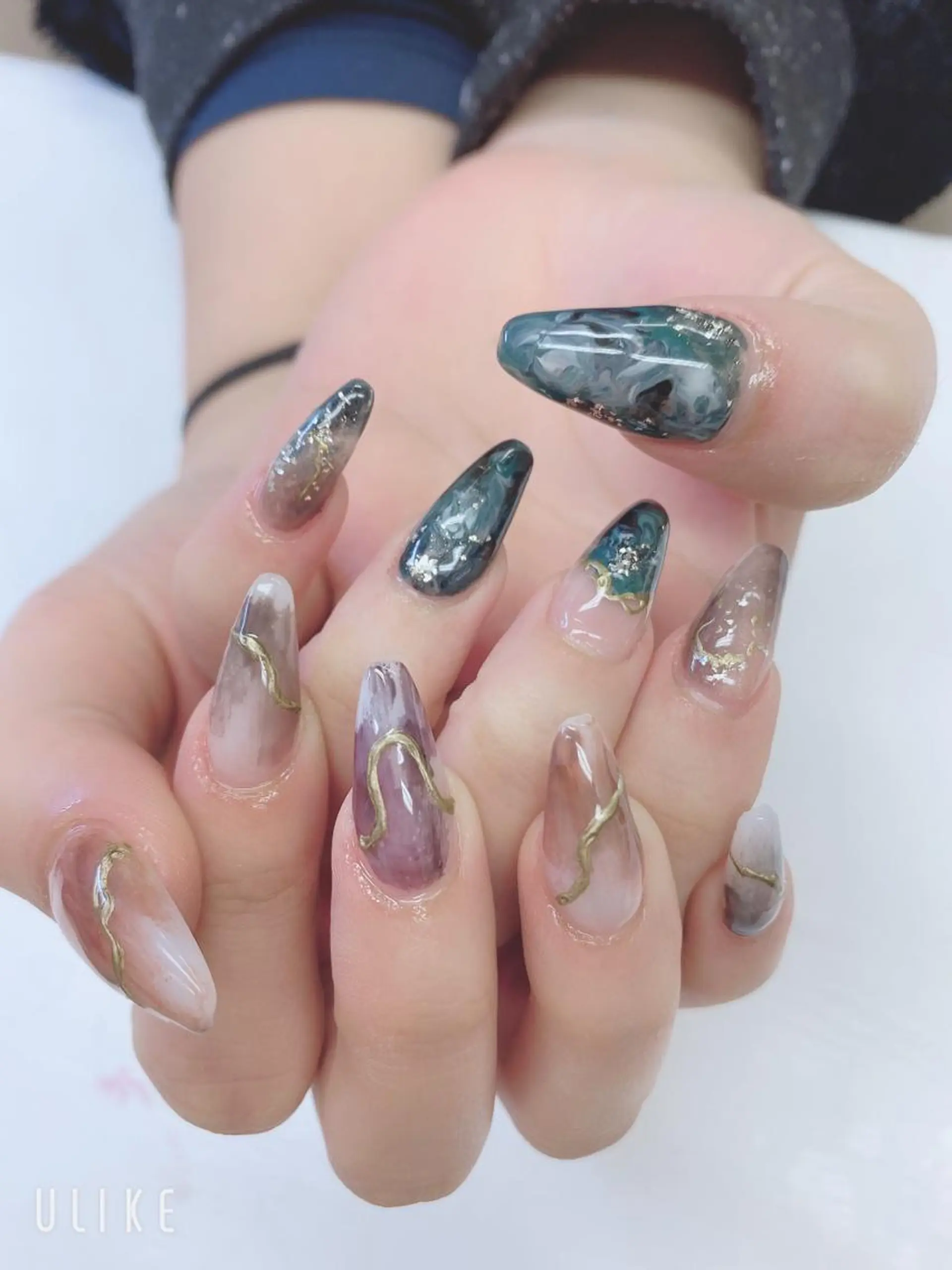 ミディアム ハンドネイル JNA認定講師🌸 RIEのネイルデザイン