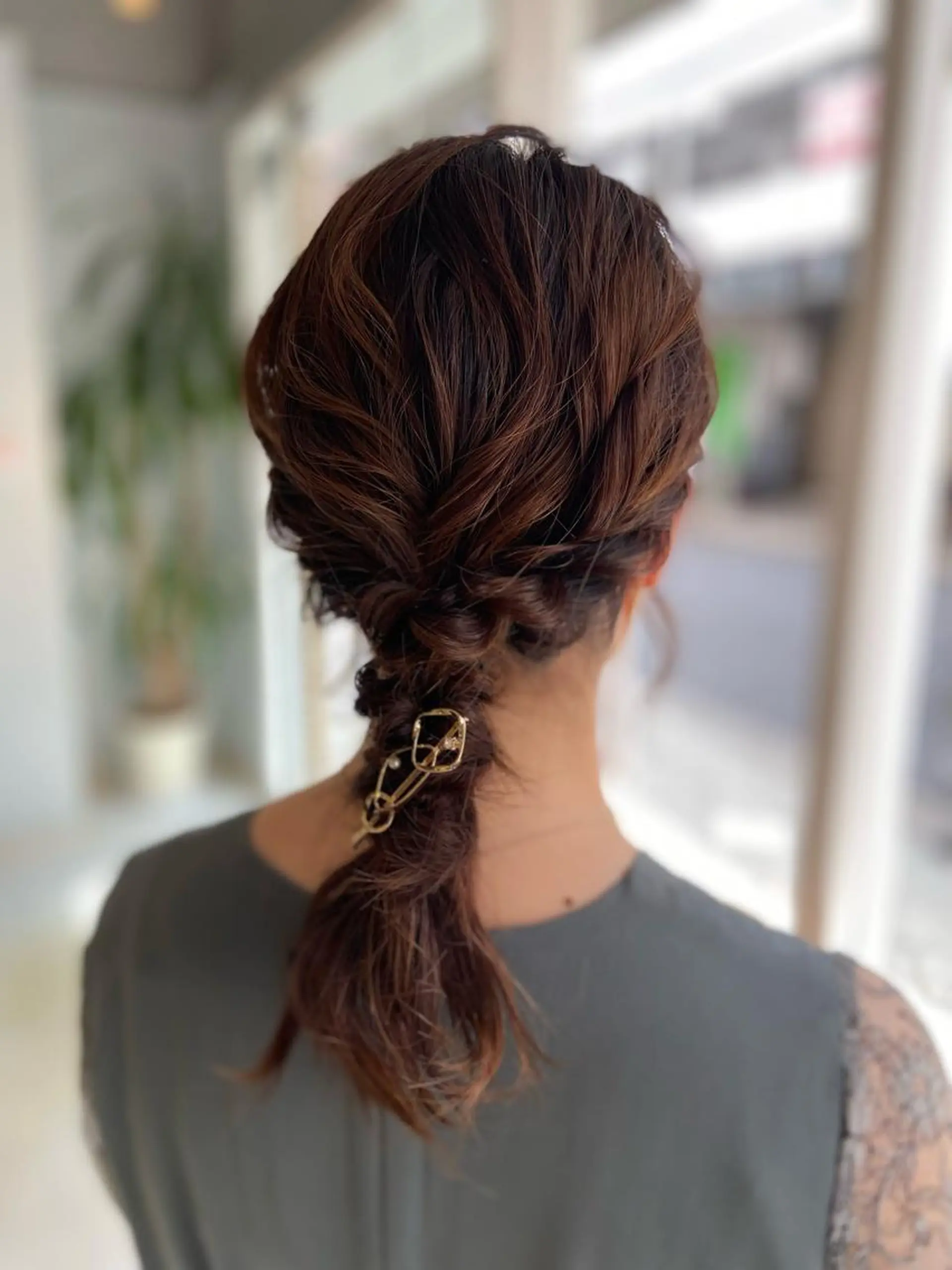 ヘアアレンジ 菊地 美憂のヘアスタイル