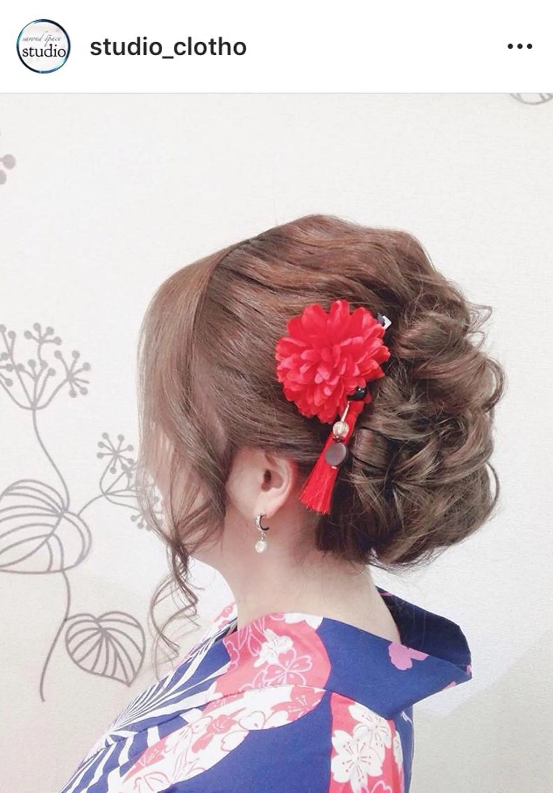 ヘアアレンジ 髪飾り 浴衣 京都.祇園セットサロン:スタジオ ヒロ【Studio hiro】所属・ヒロ(hiro) •スタジオヒロのヘアスタイル