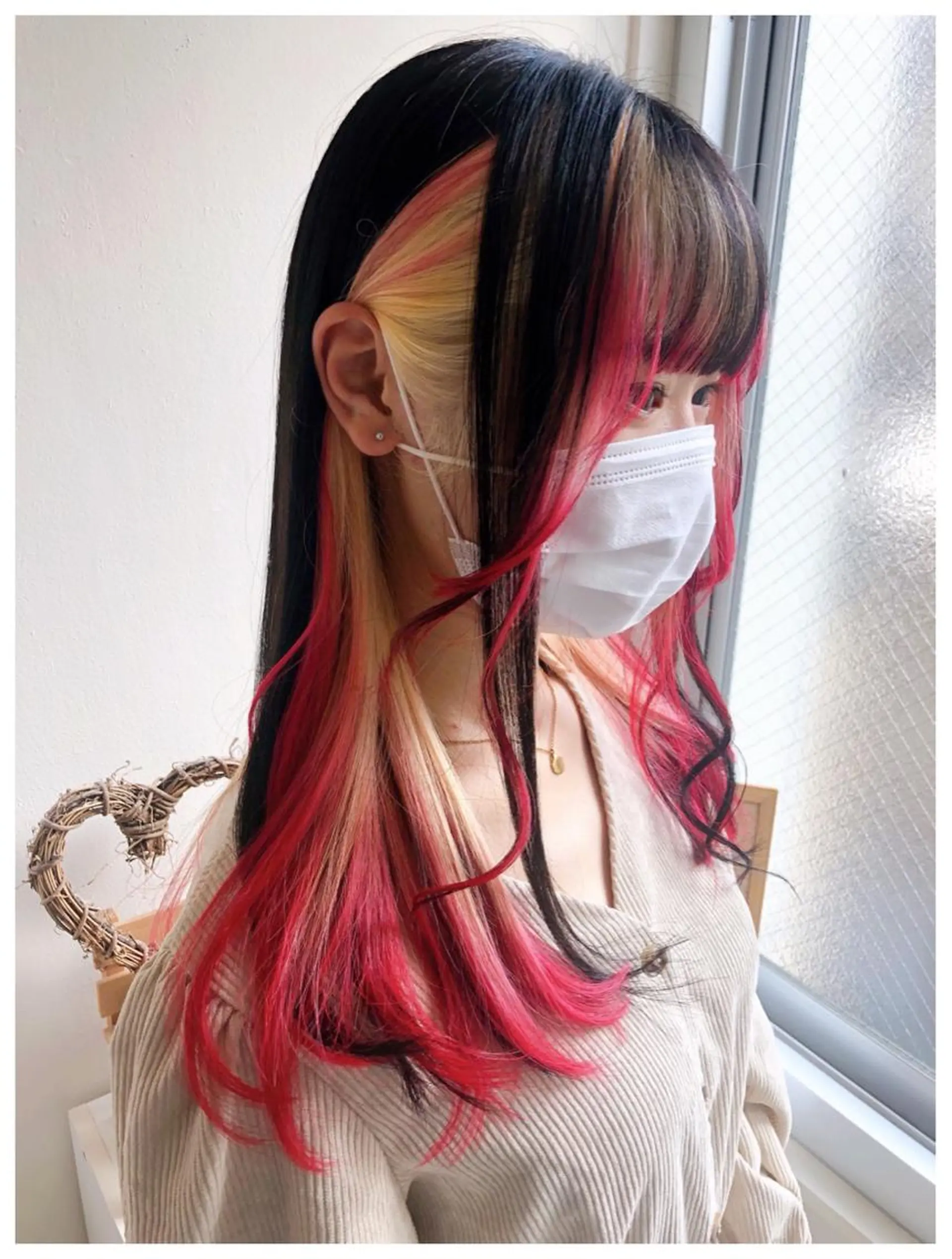 ロング カラー デザインカラー . NANAのヘアスタイル