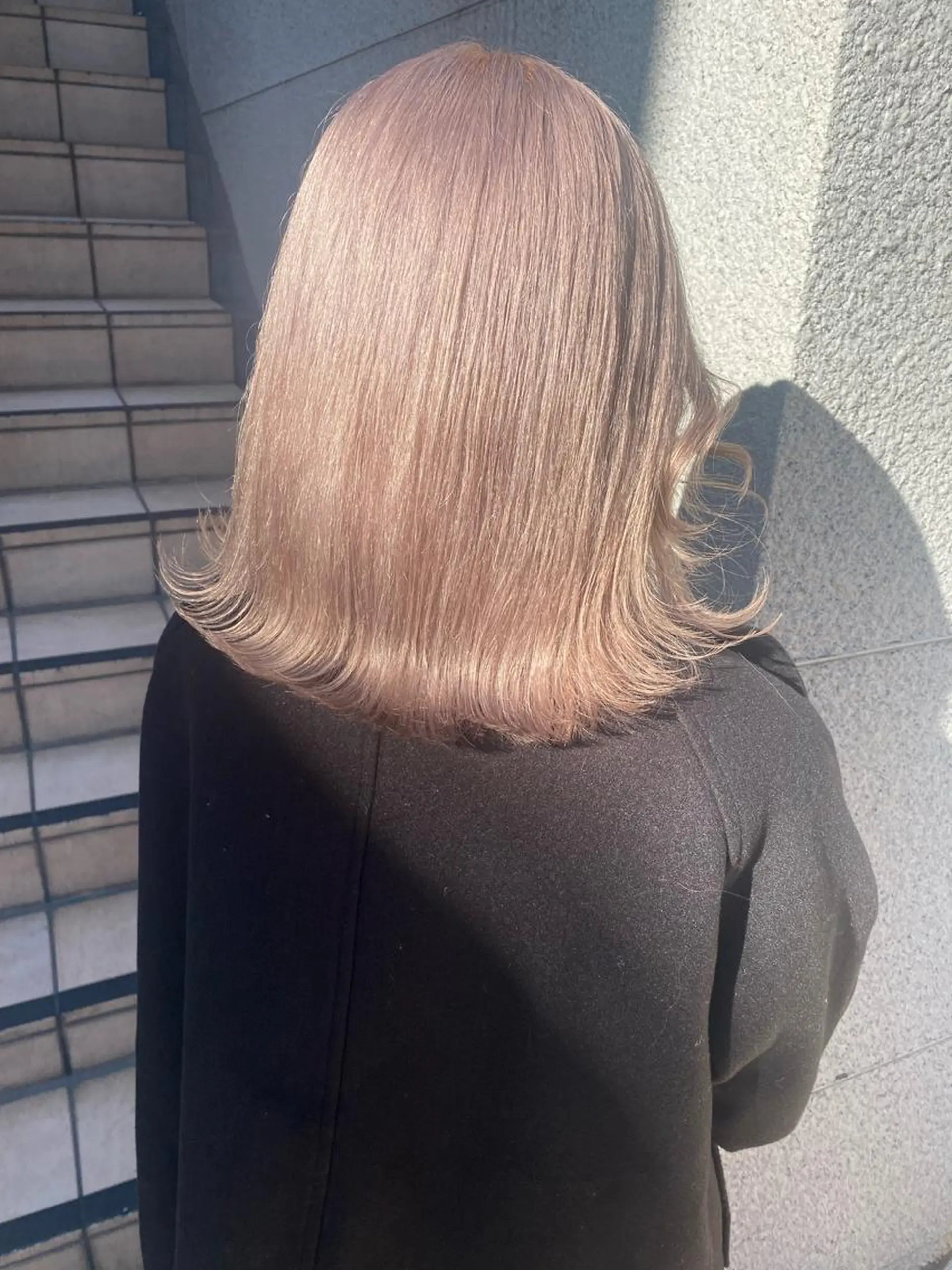 セミロング カラー 💗💗韓国レイヤー yu-ki💗💗のヘアスタイル