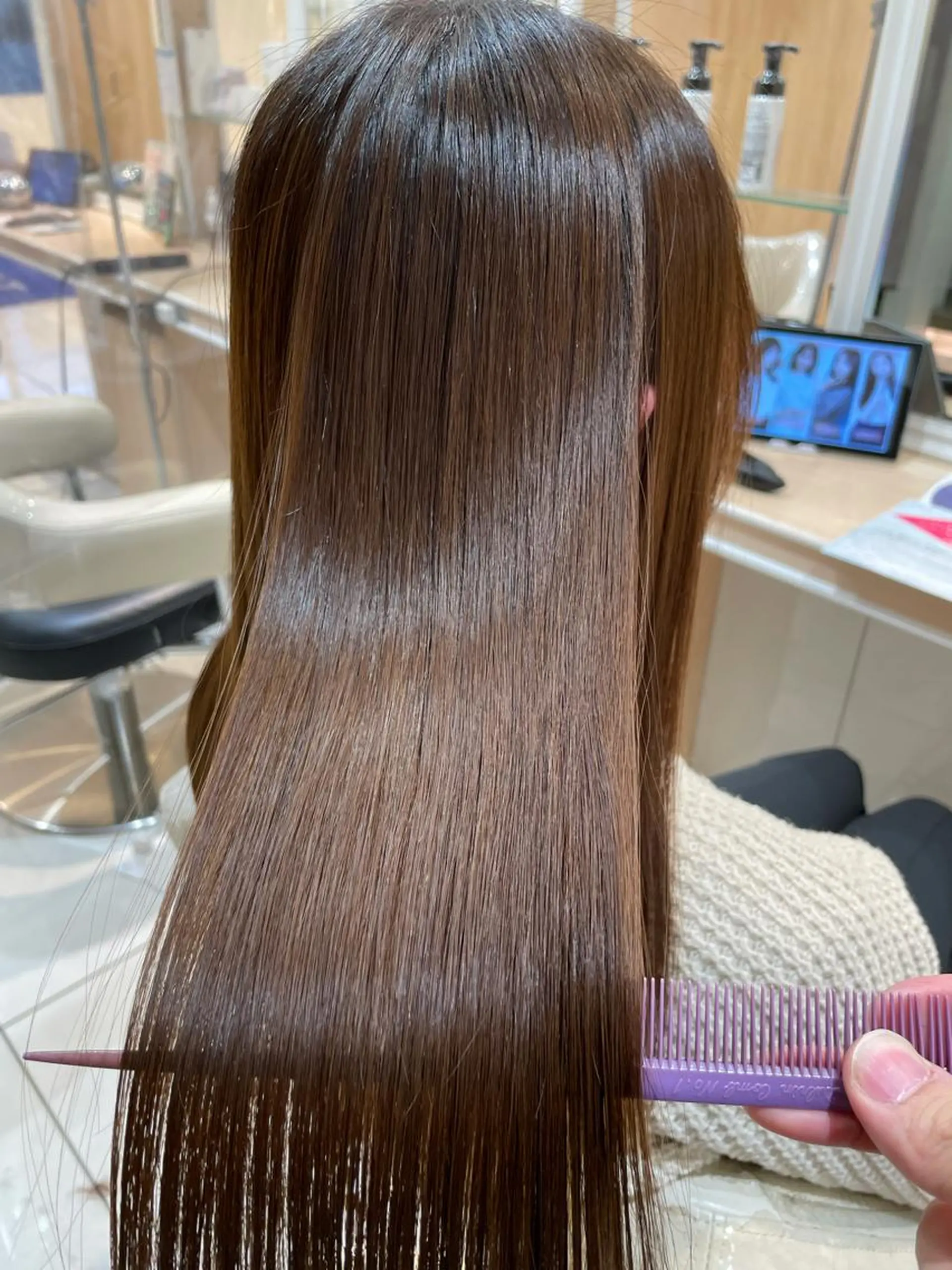 ロング 縮毛矯正、髪質改善／ 松田 龍之介のヘアスタイル