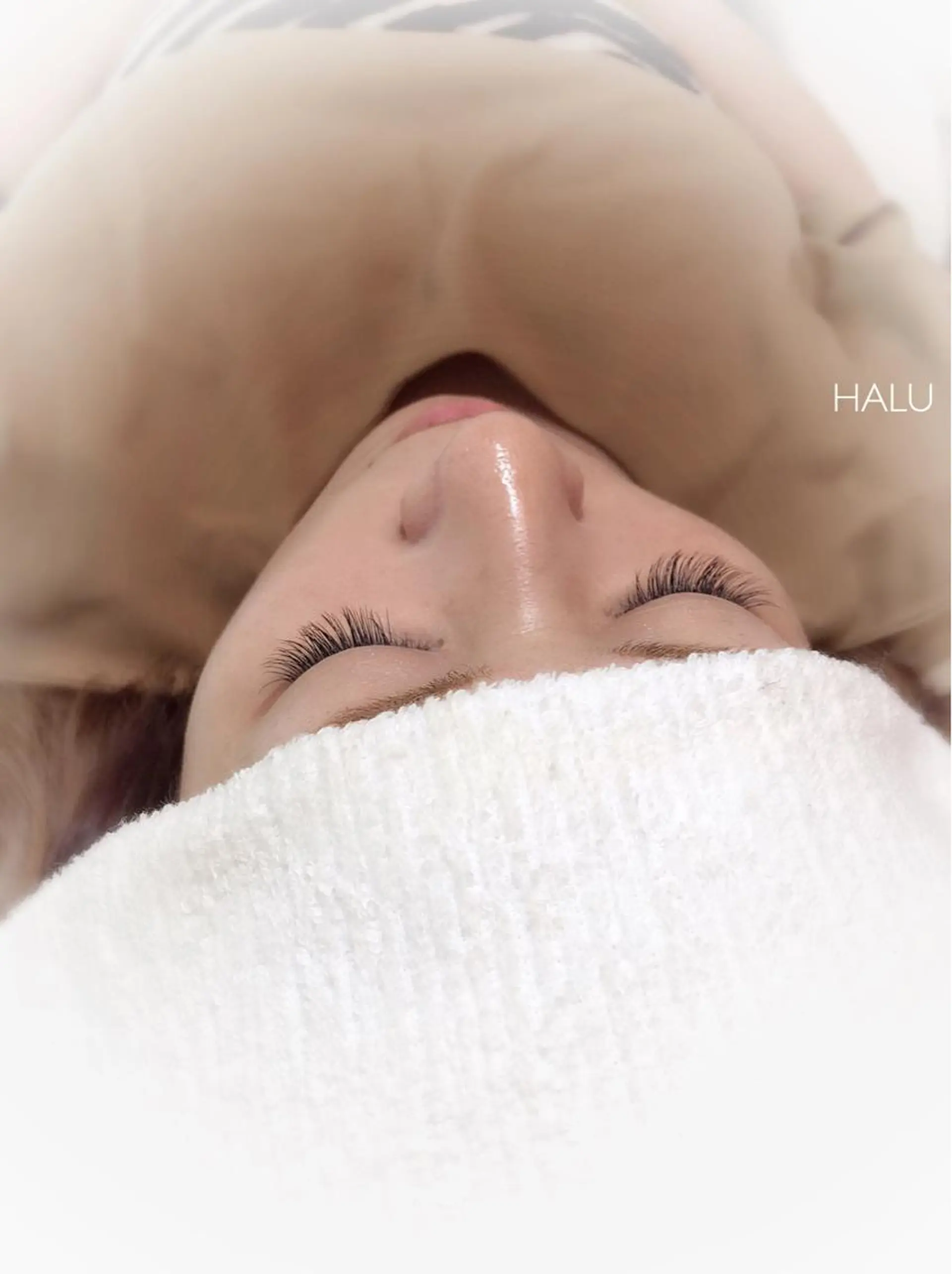 マツエク・マツパ 付け放題 Cカール HALU ハルのネイルデザイン