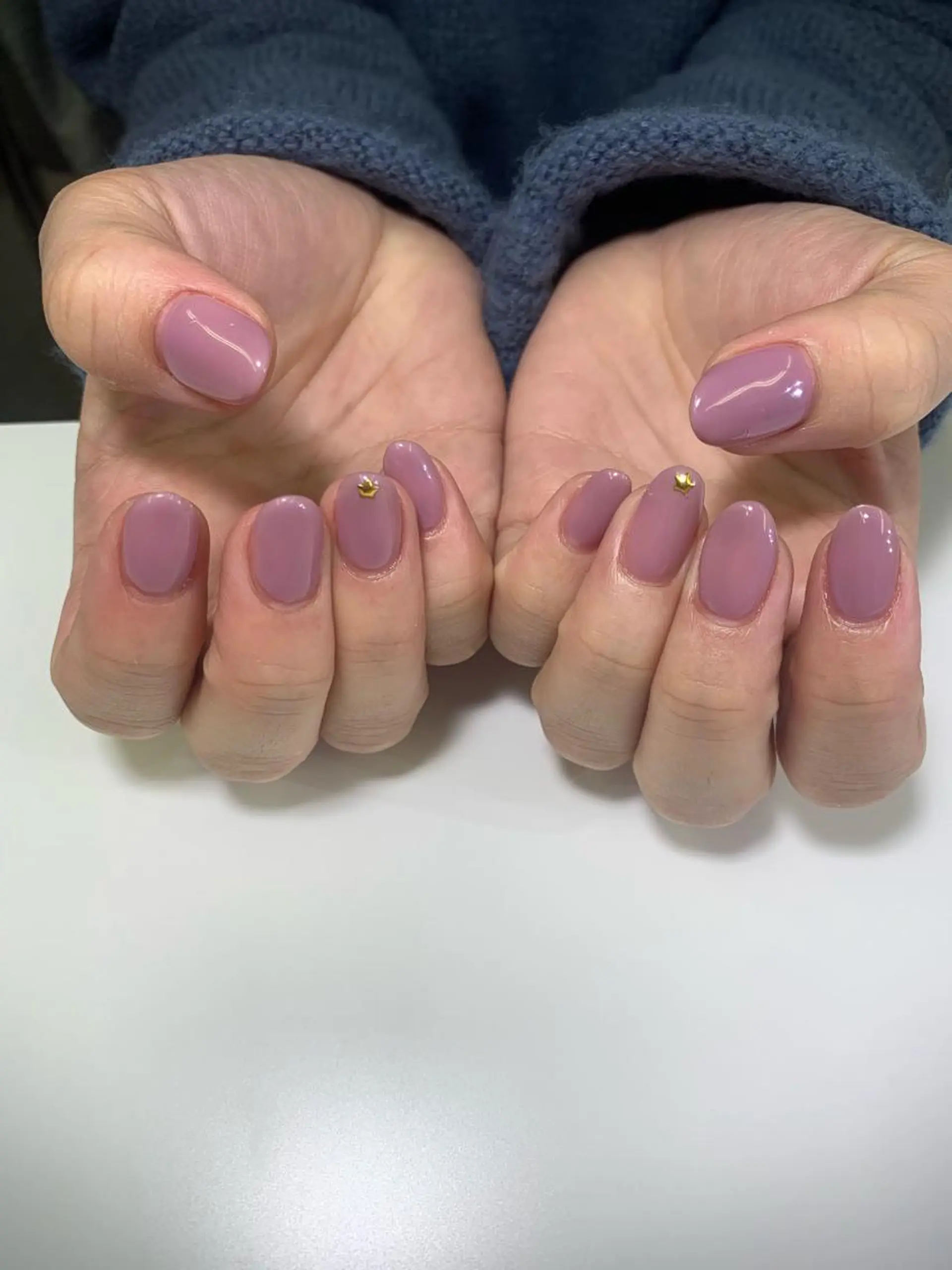 ネイル ワンカラーネイル 松山 美由紀のネイルデザイン