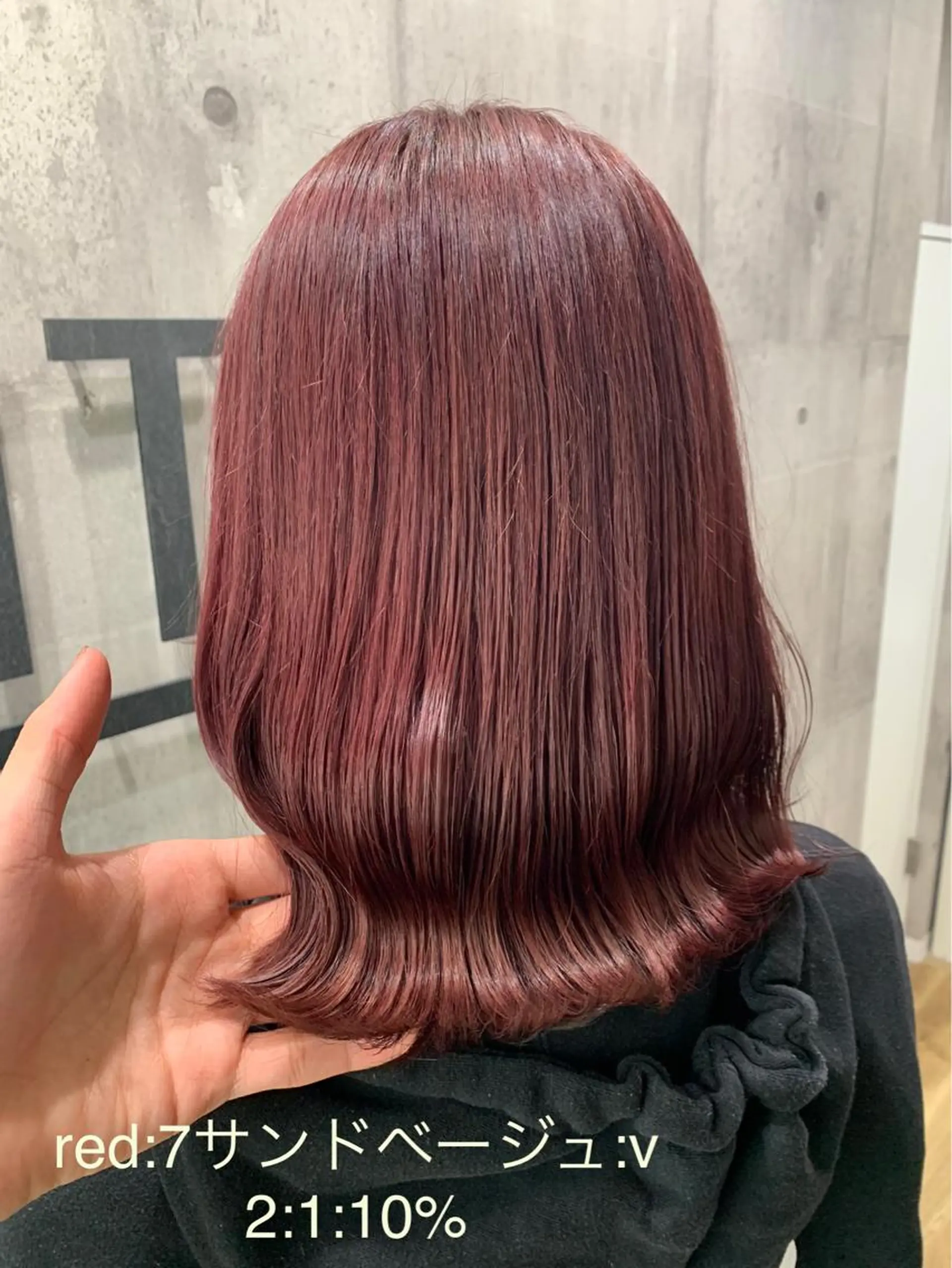 セミロング カラー _white南海難波店所属・髪質改善/ウスイ アイキ/_WHITEのヘアスタイル