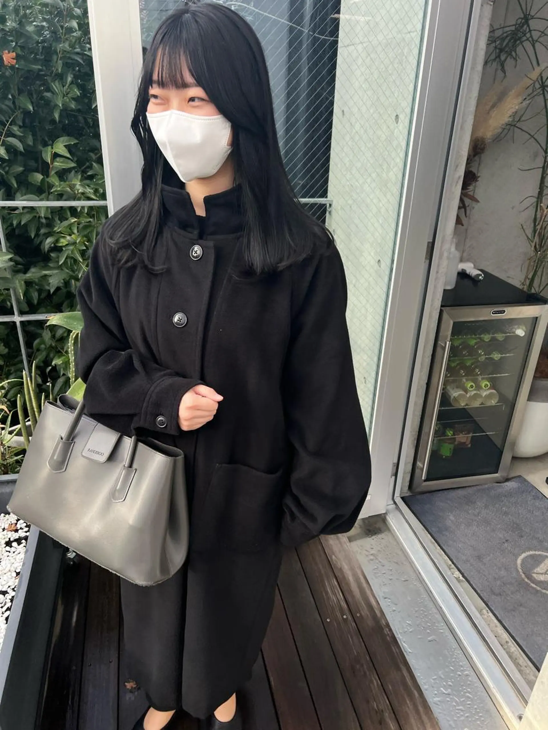 ミディアム カラー 黒髪 顔周りカット カット ヘアカラー トリートメント sakoda shunkiのヘアスタイル